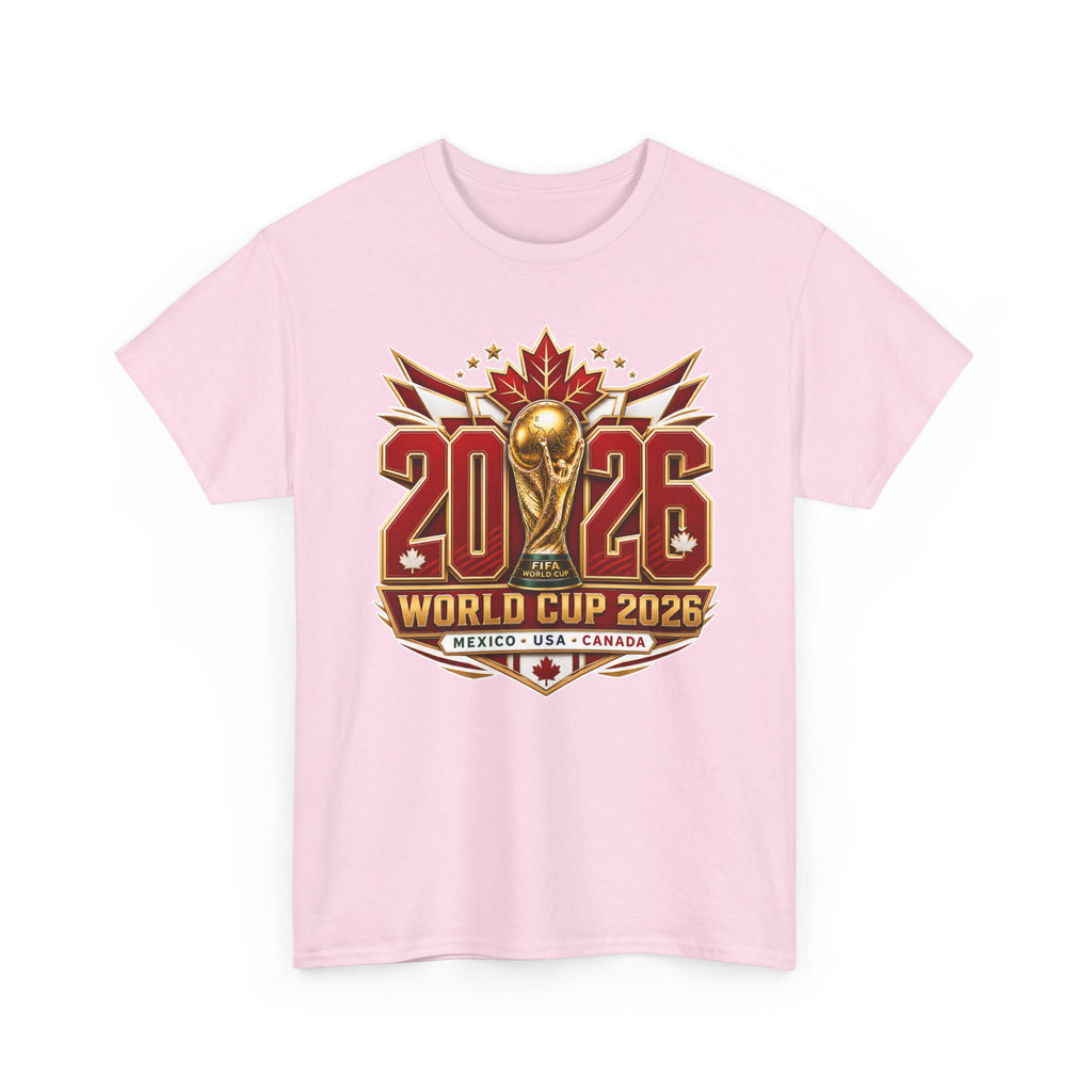 Canada 2026 World Cup T-Shirt – FIFA Trophy Design (Mexico • USA • Canada)