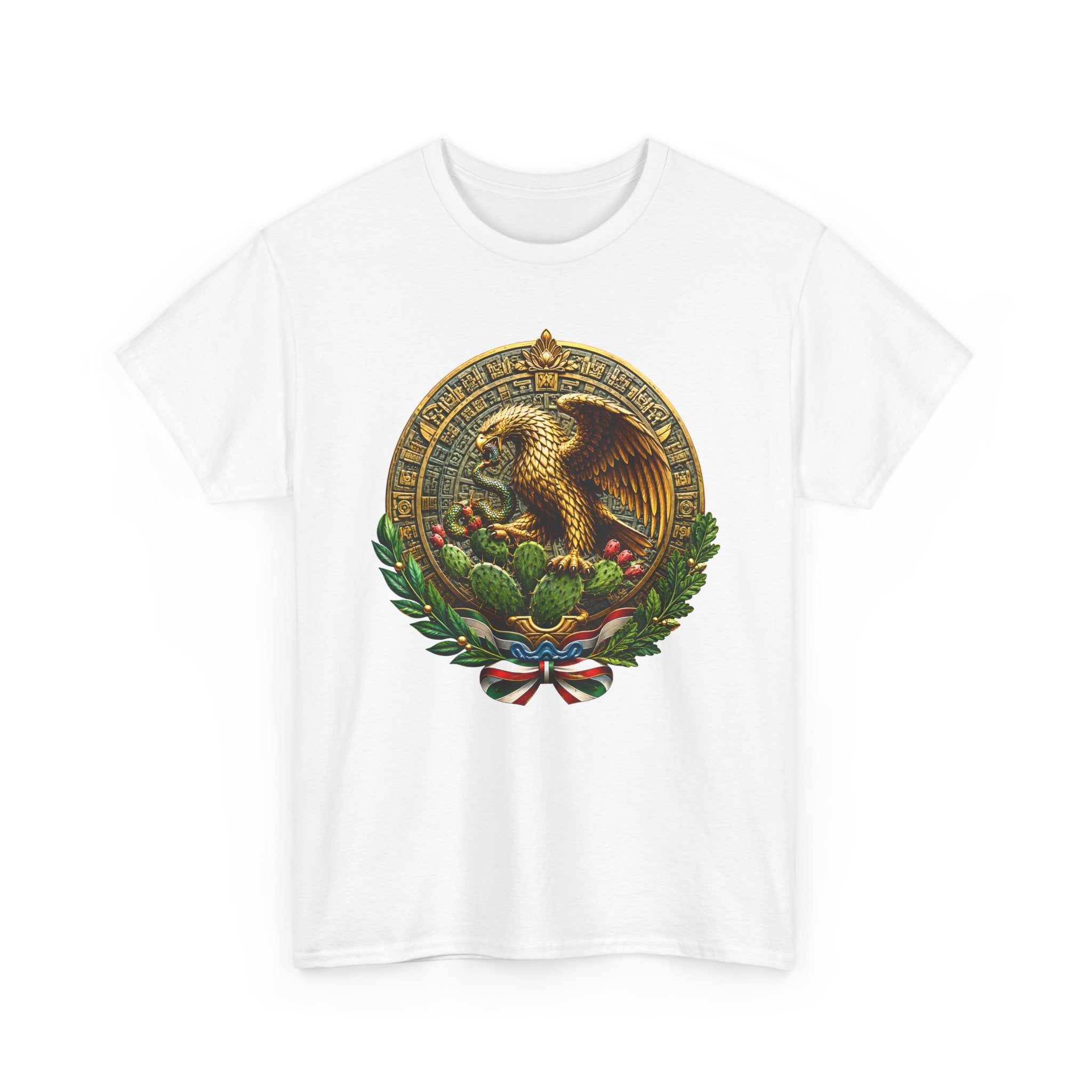 Mexican Eagle Crest T-Shirt — Vintage Mexican Coat of Arms Tee