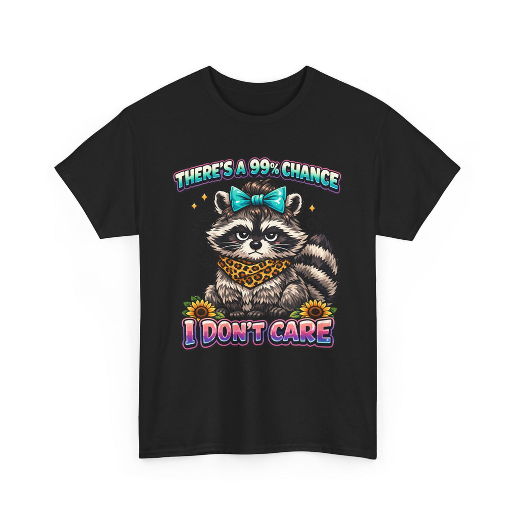 Raccoon 'There's a 99% Chance I Don't Care' Graphic Tee