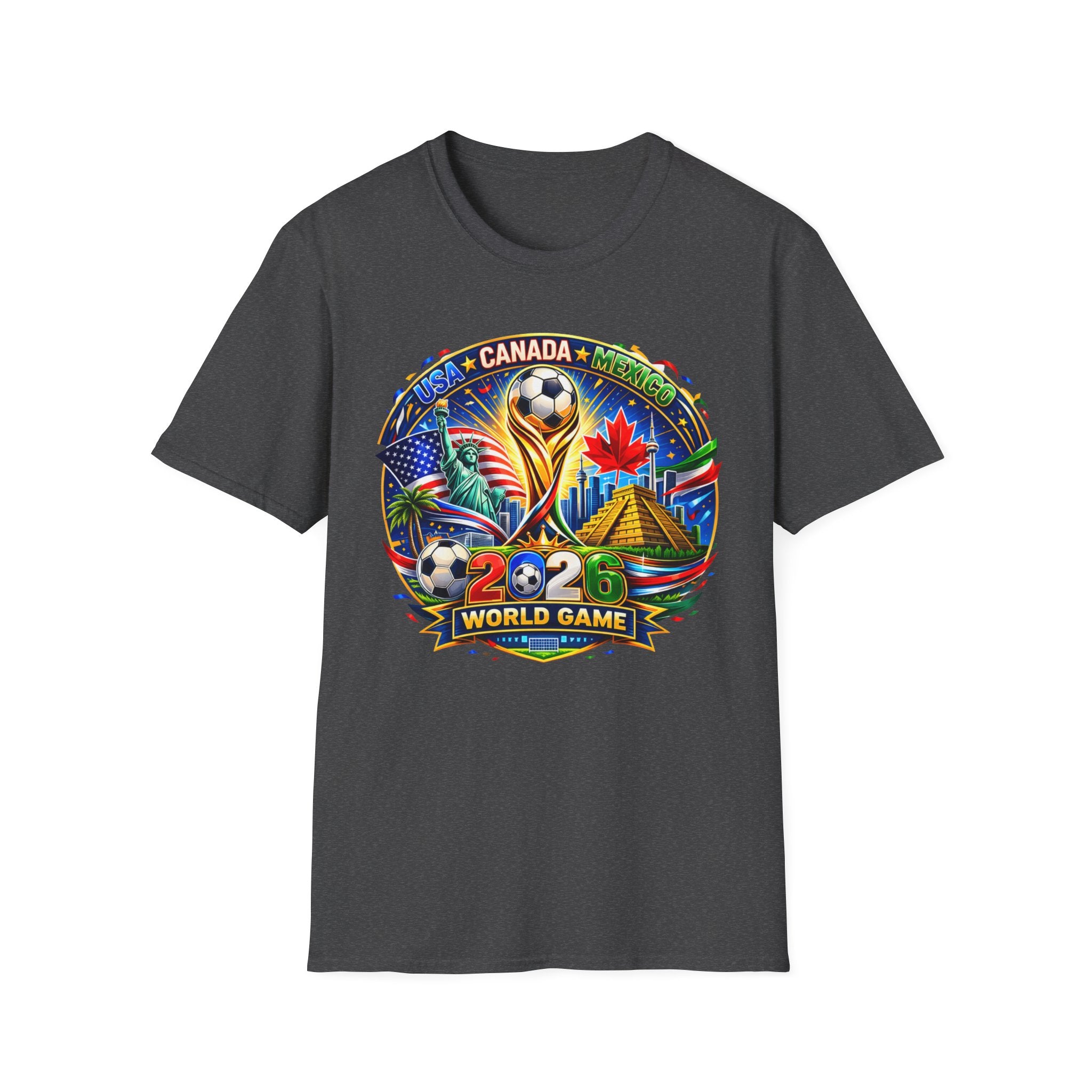 World Cup 2026 North America T-Shirt | USA Canada Mexico Soccer Fan Shirt | Limited Edition 2026 Football Tee