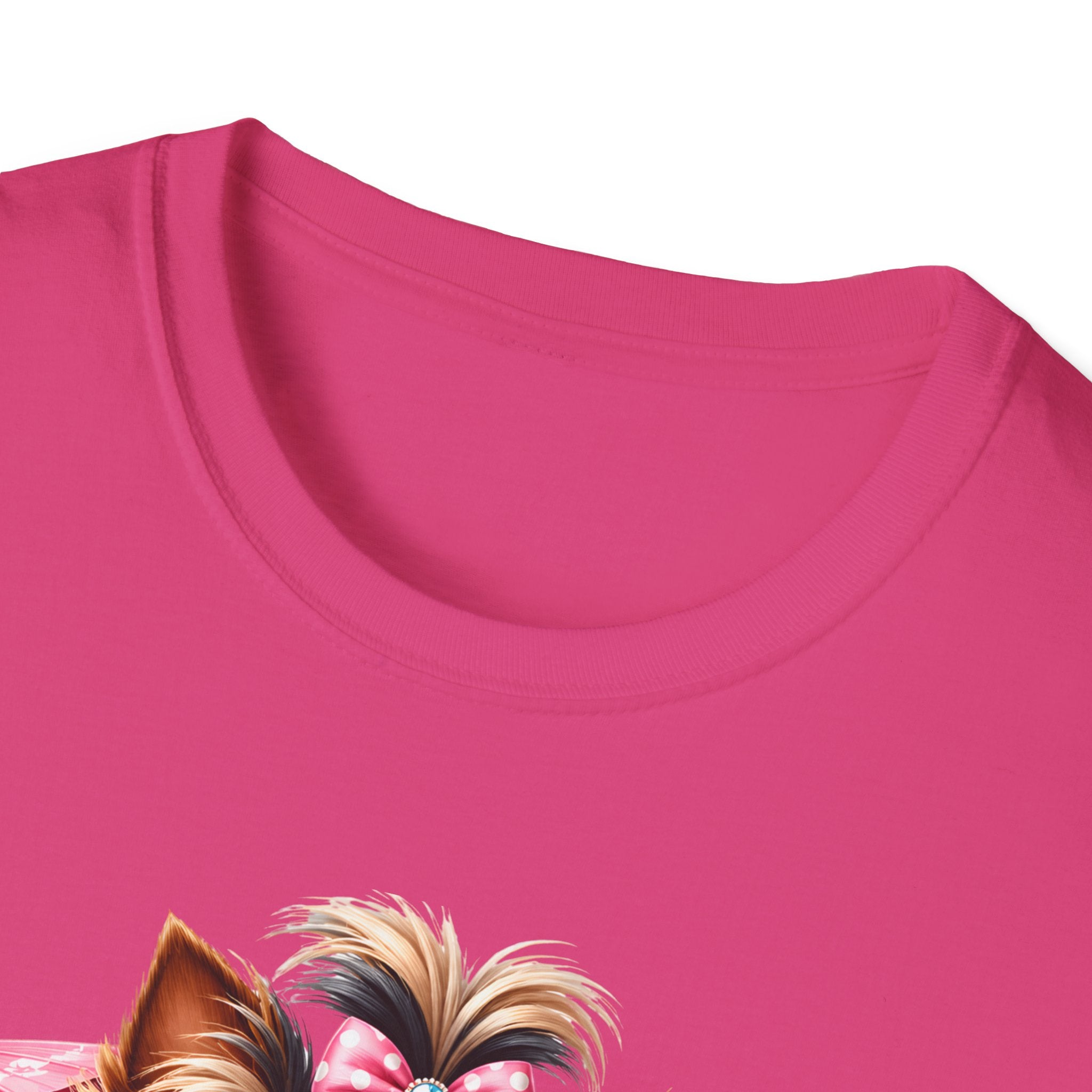 Yorkie Beach T-Shirt — "Beach Please" Cute Dog Summer Graphic Tee