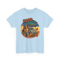Good Vibes Vintage Tee – Retro Hippie Car & Flowers Graphic T‑Shirt