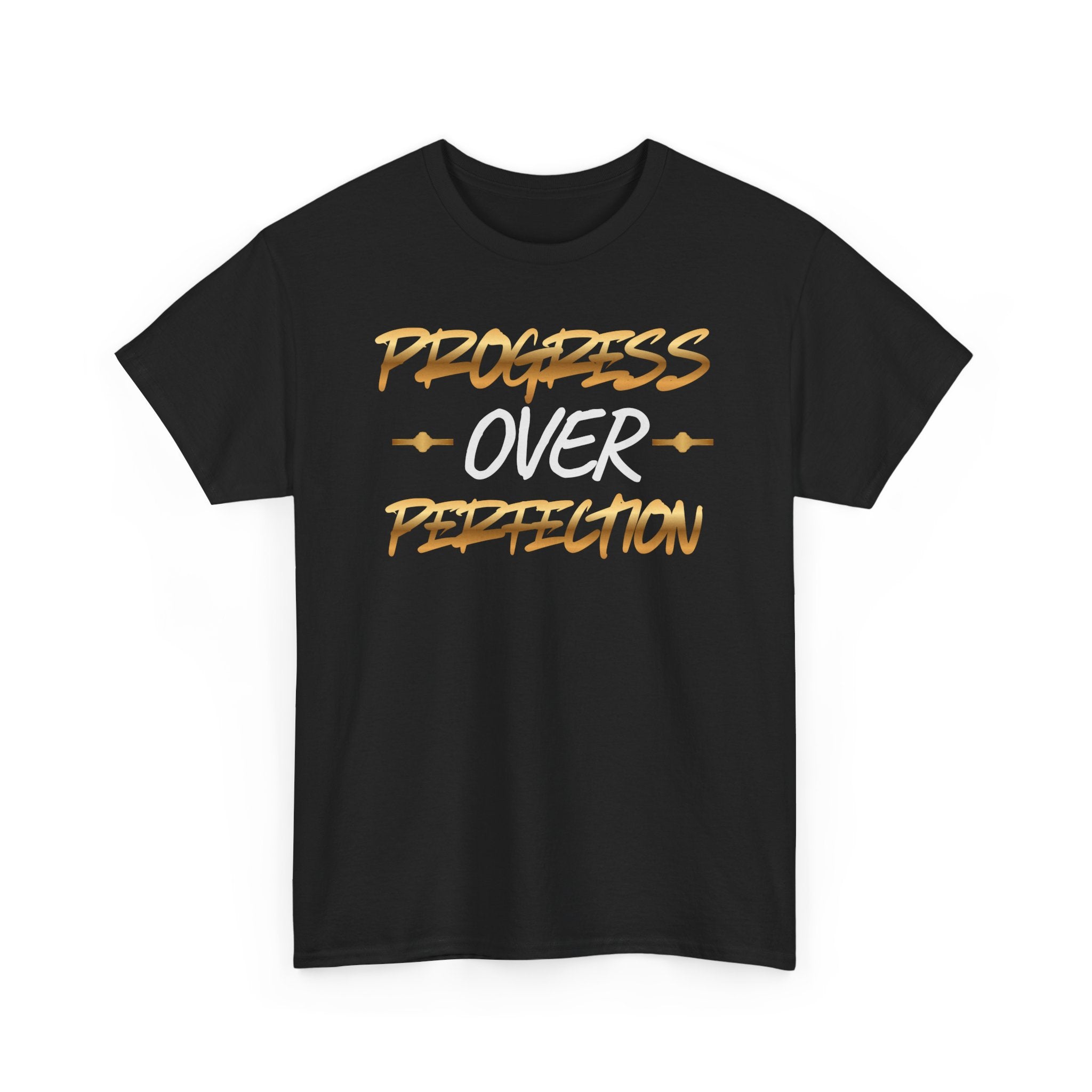 Progress Over Perfection T-Shirt — Motivational Gym & Self-Improvement Tee