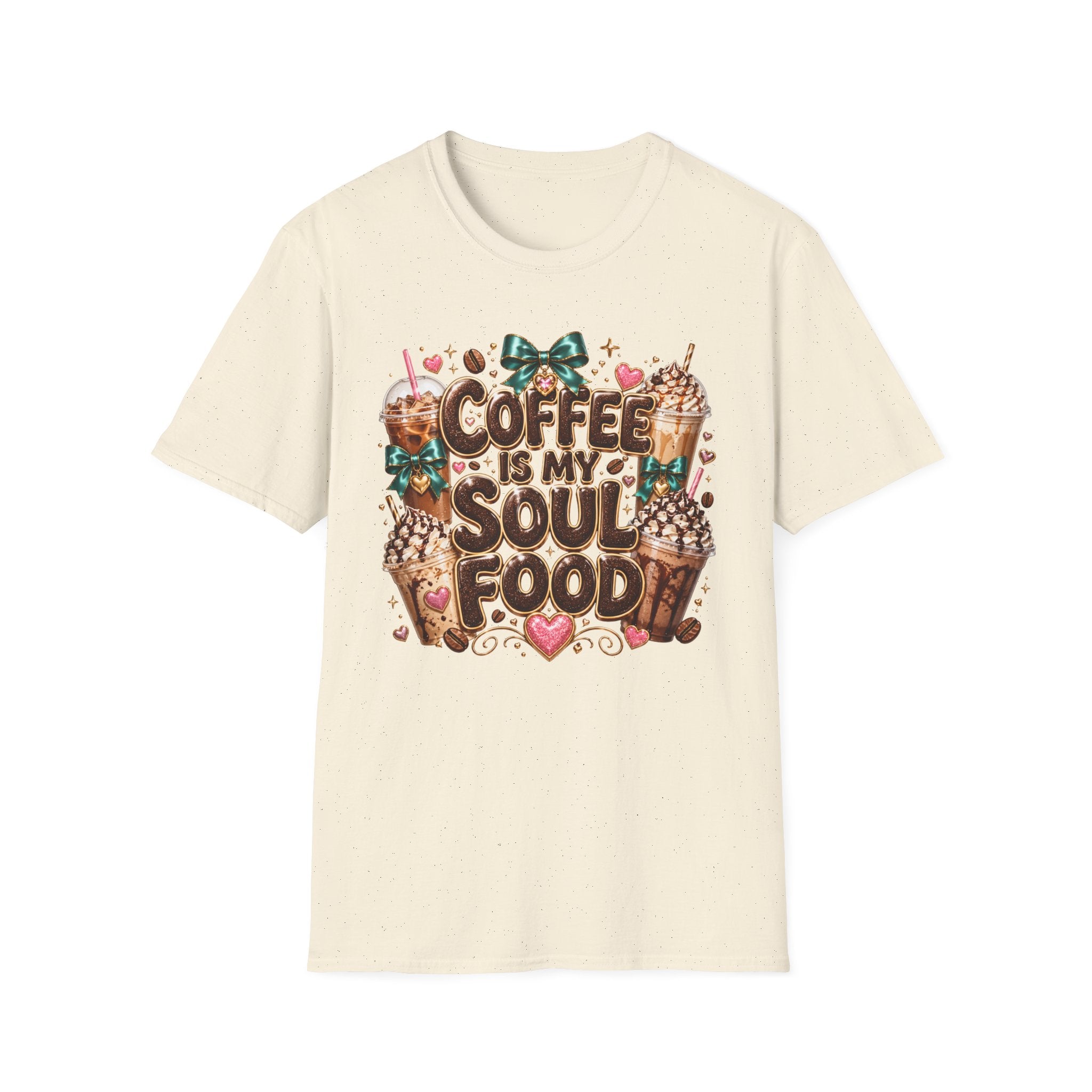 Coffee Is My Soul Food T-Shirt — Cute Coffee Lover Graphic Tee