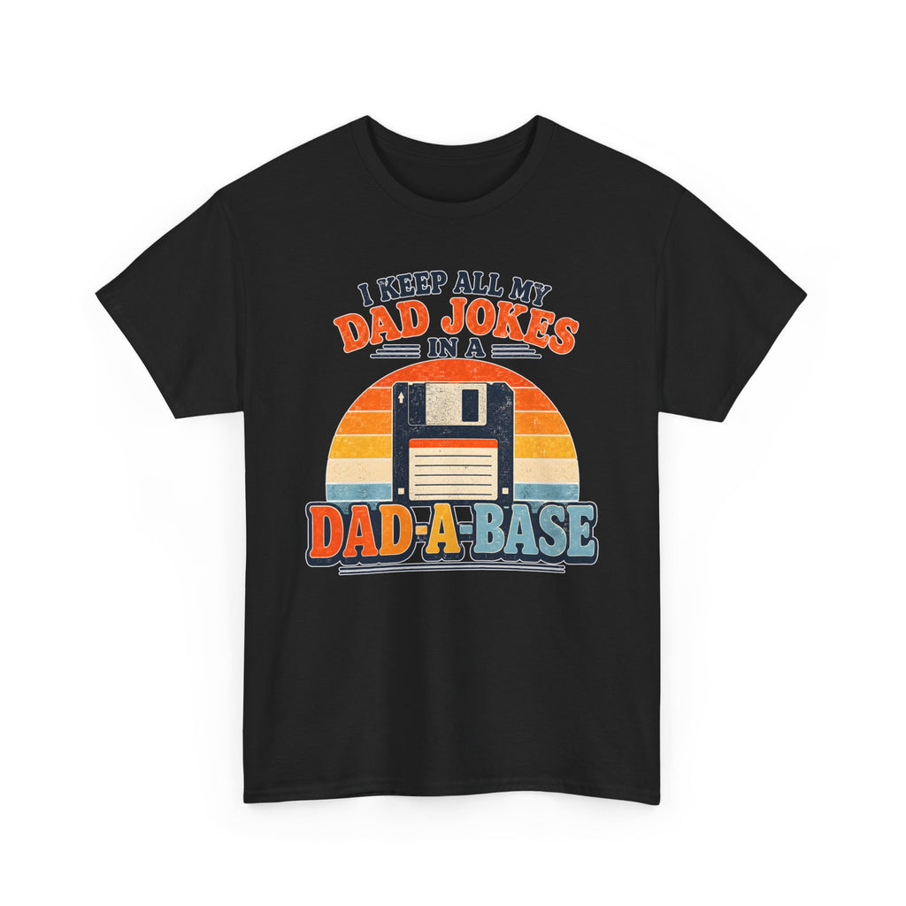 Dad-A-Base Retro Dad Jokes T-Shirt