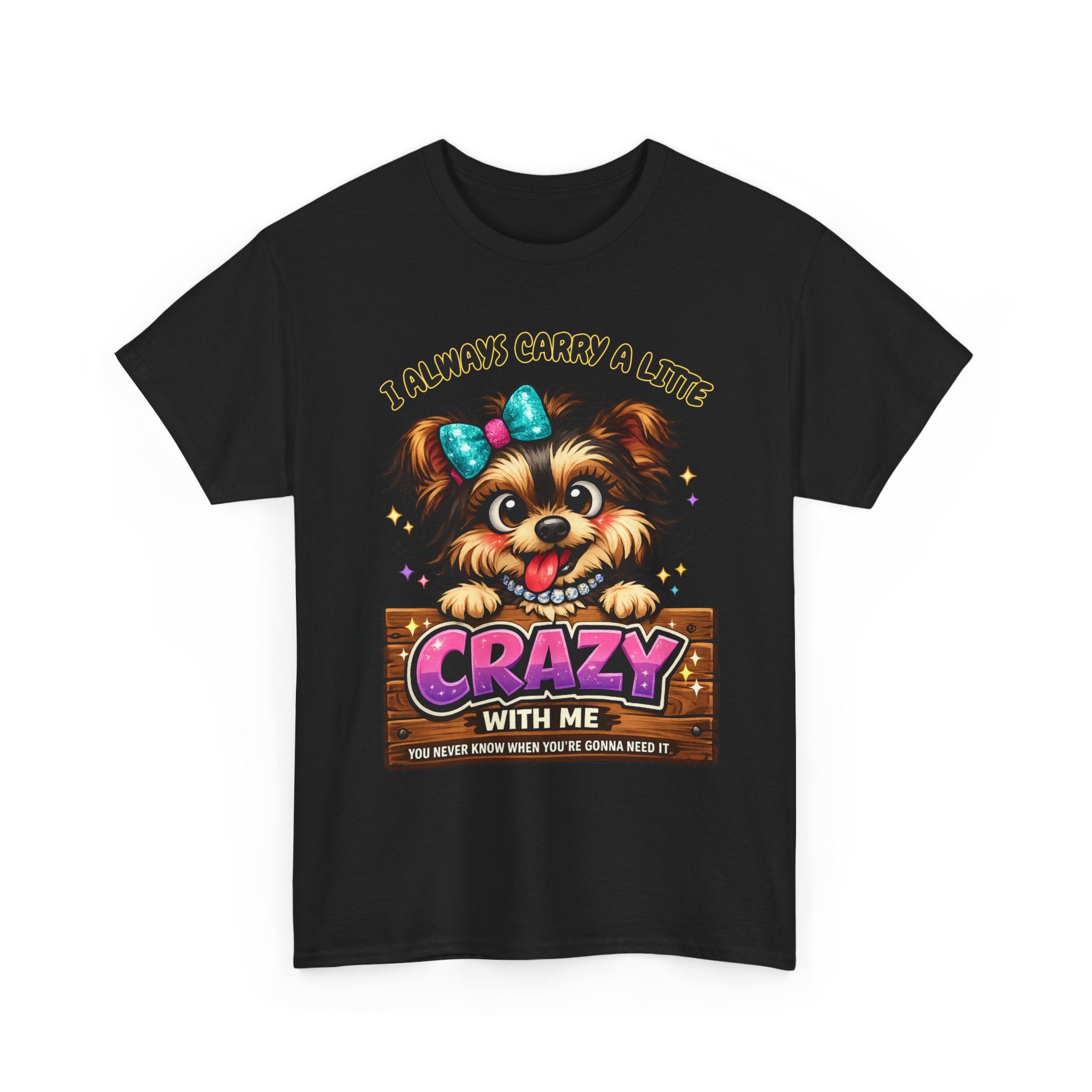 Funny Crazy Dog T-Shirt – Cute Chaos Shirt – Gift for Women Dog Lovers
