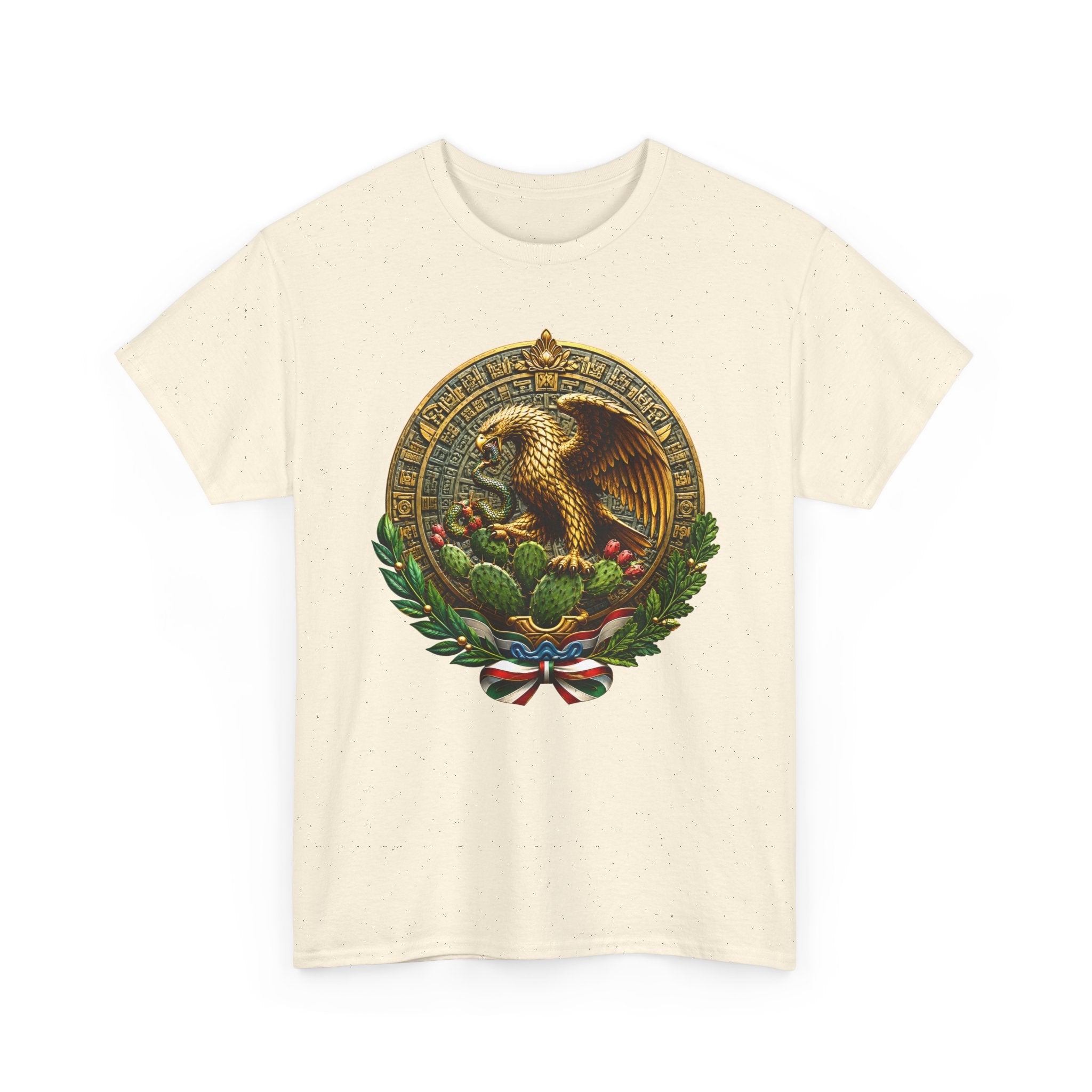 Mexican Eagle Crest T-Shirt — Vintage Mexican Coat of Arms Tee