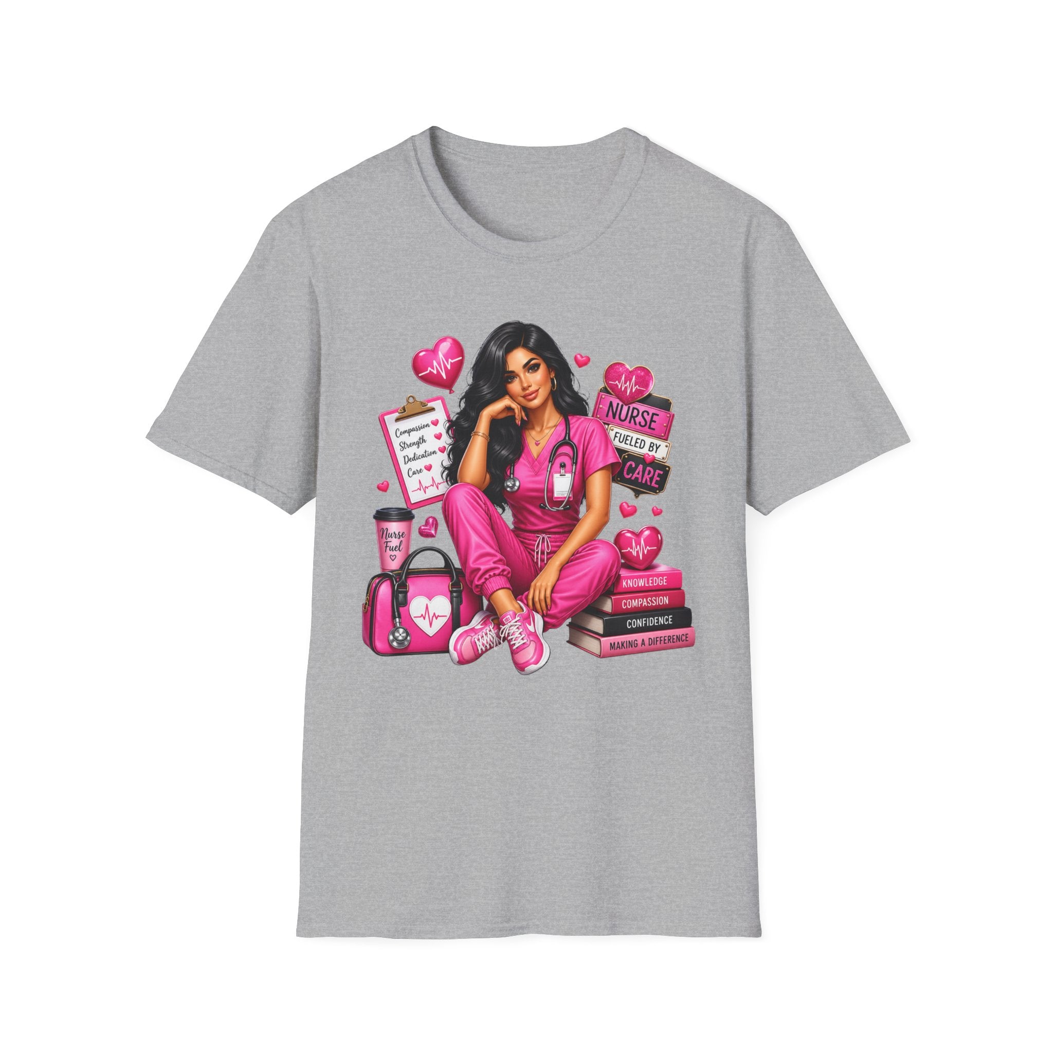 Nurse Life Pink Scrubs T-Shirt — Cute Nurse Graphic Tee