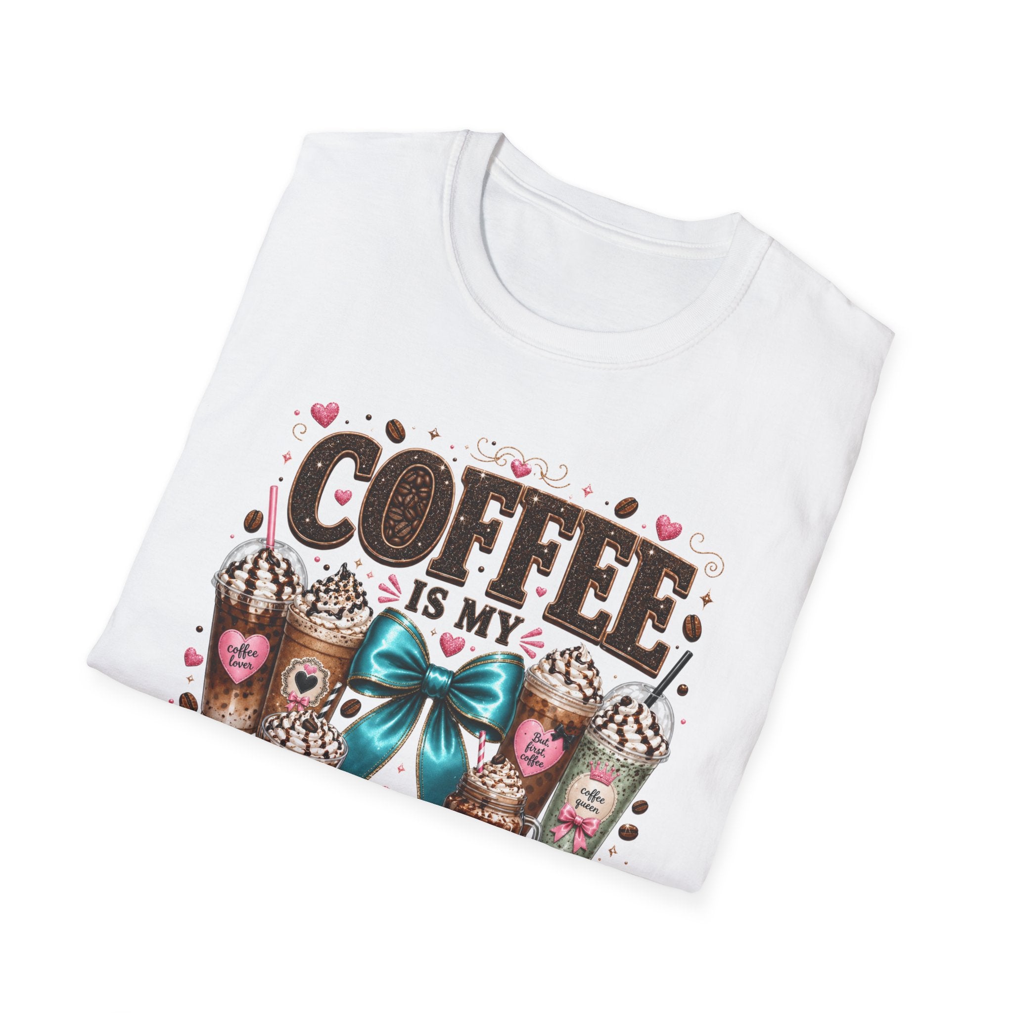 Coffee Is My Soul Food T-Shirt — Cute Coffee Cup Graphic Tee