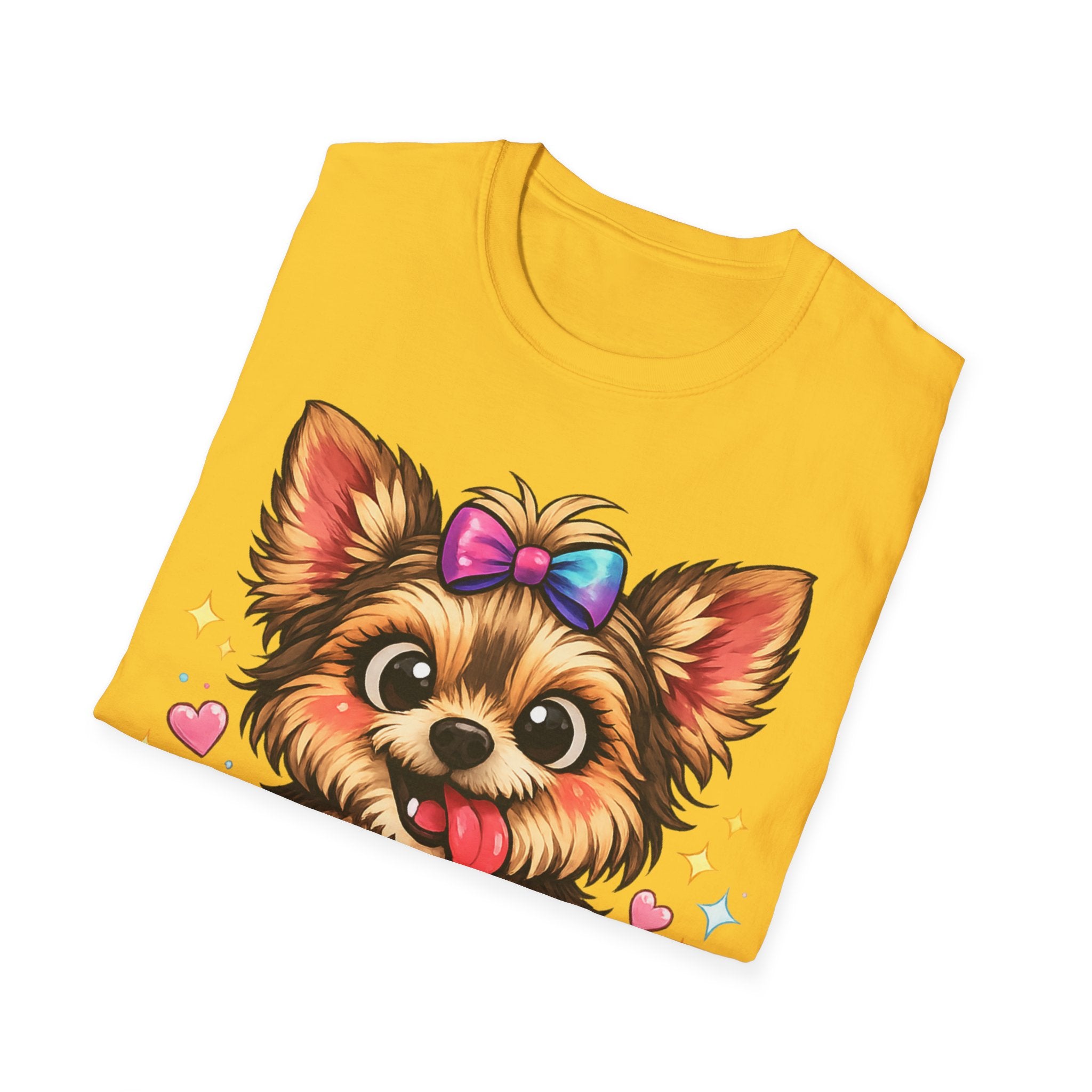 Sweet But A Little Crazy Dog T-Shirt — Cute Yorkshire Pup Graphic Tee