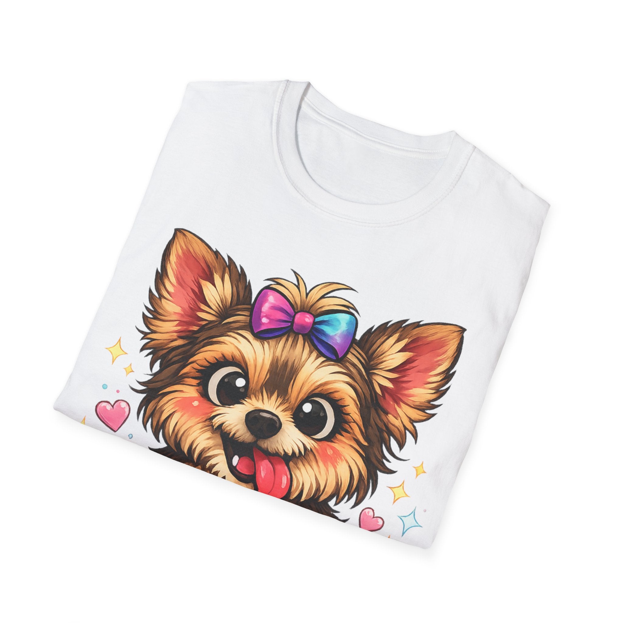 Sweet But A Little Crazy Dog T-Shirt — Cute Yorkshire Pup Graphic Tee