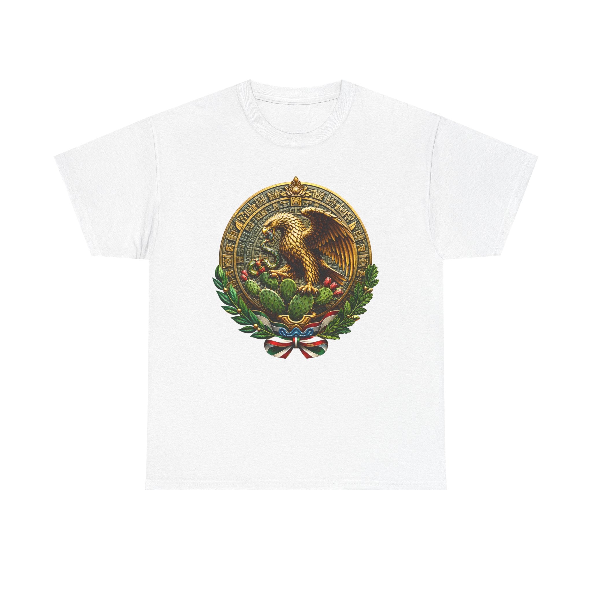 Mexican Eagle Crest T-Shirt — Vintage Mexican Coat of Arms Tee