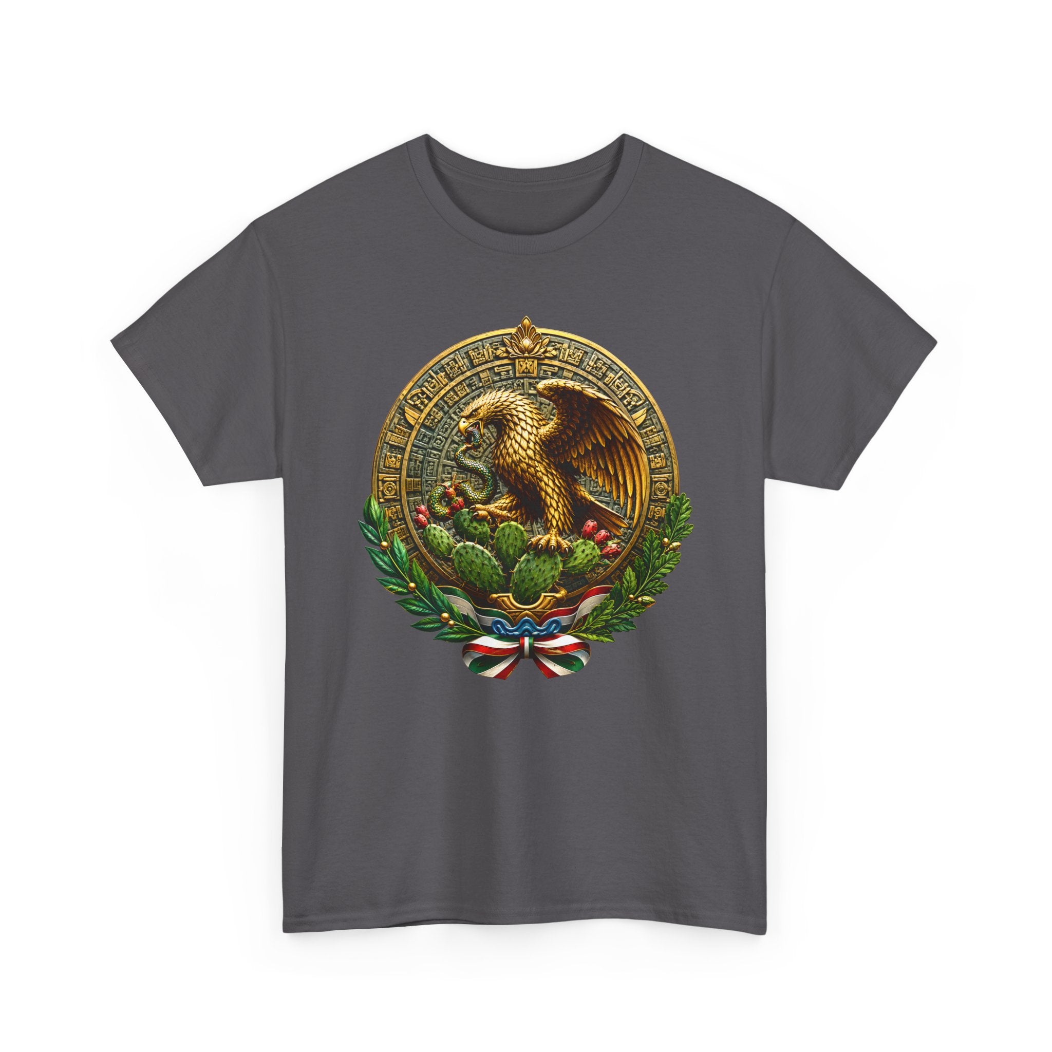 Mexican Eagle Crest T-Shirt — Vintage Mexican Coat of Arms Tee
