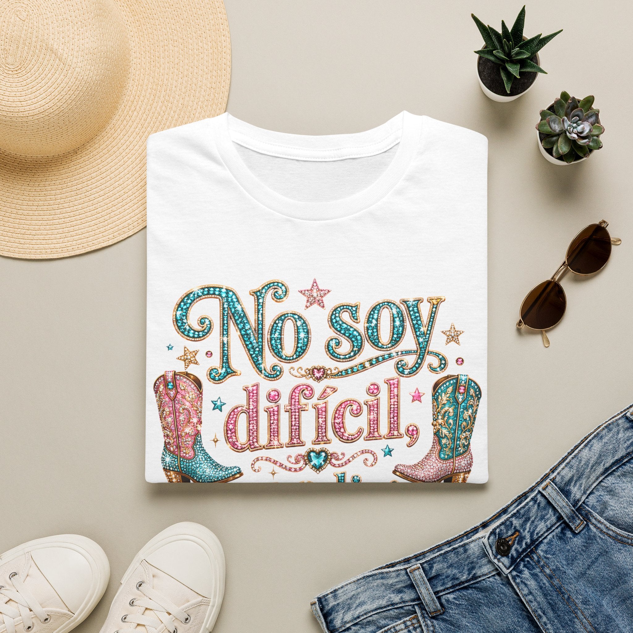 No Soy Difícil Soy Edición Limitada Graphic T-Shirt