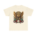 Mexican Golden Eagle T-Shirt | Playera Mexicana Águila Dorada y rosas