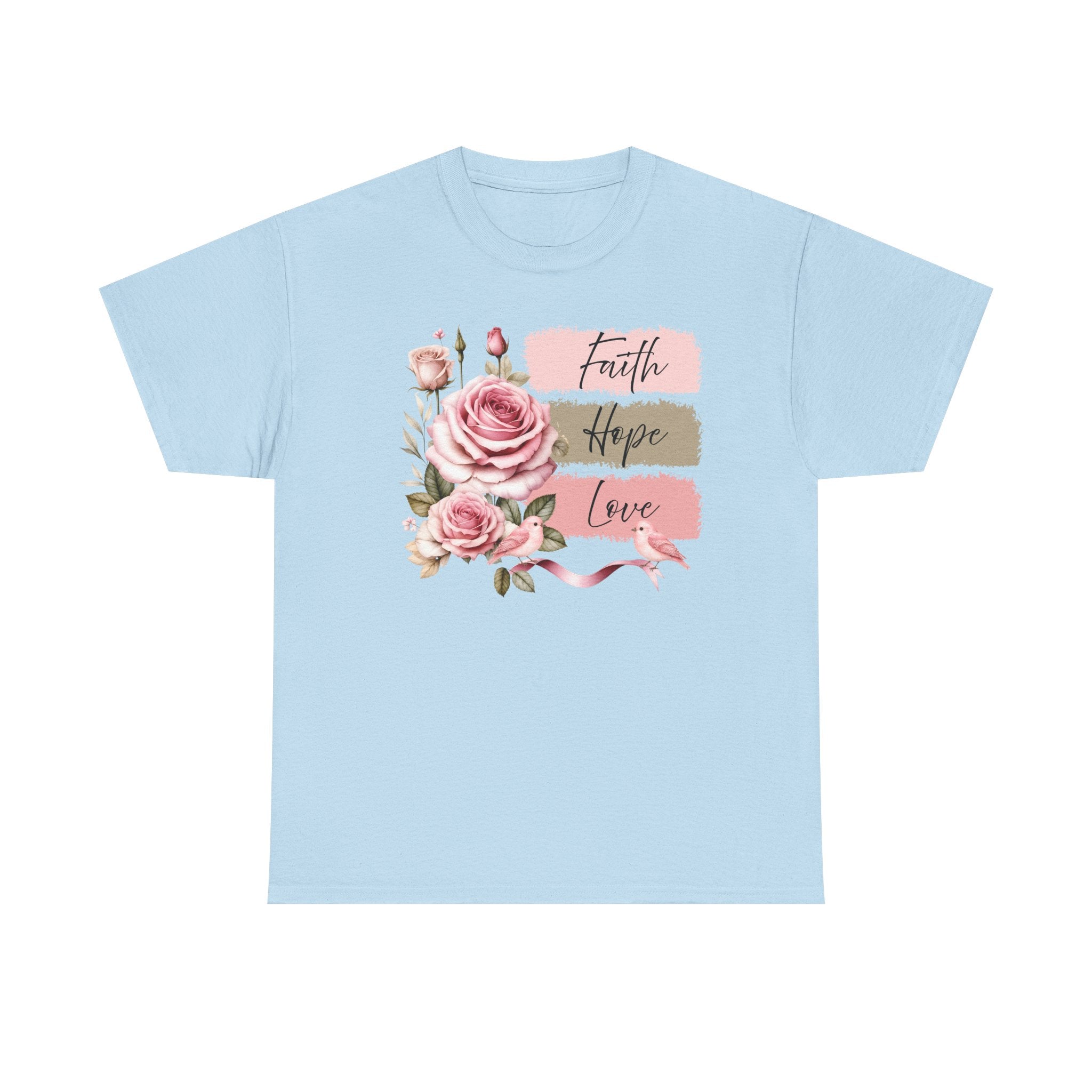 Faith Hope Love Floral T-Shirt