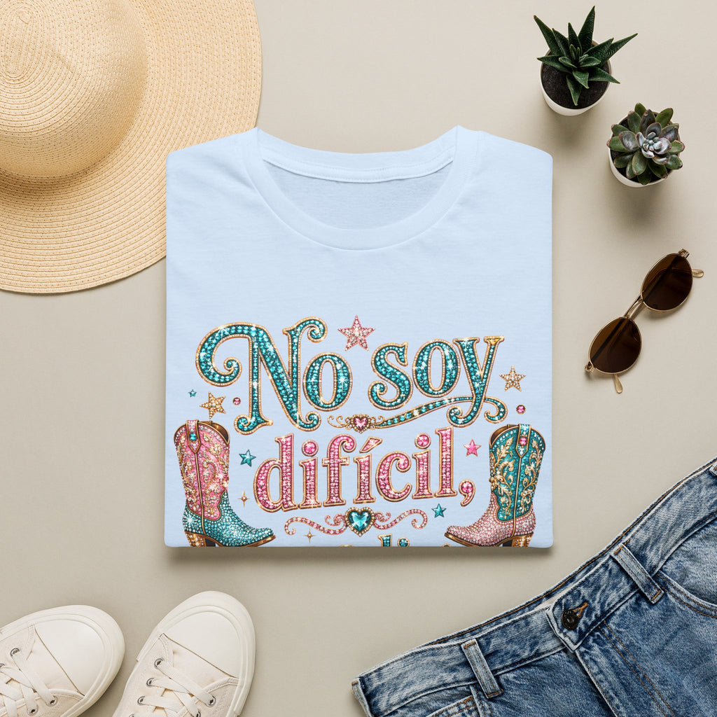 No Soy Difícil Soy Edición Limitada Graphic T-Shirt