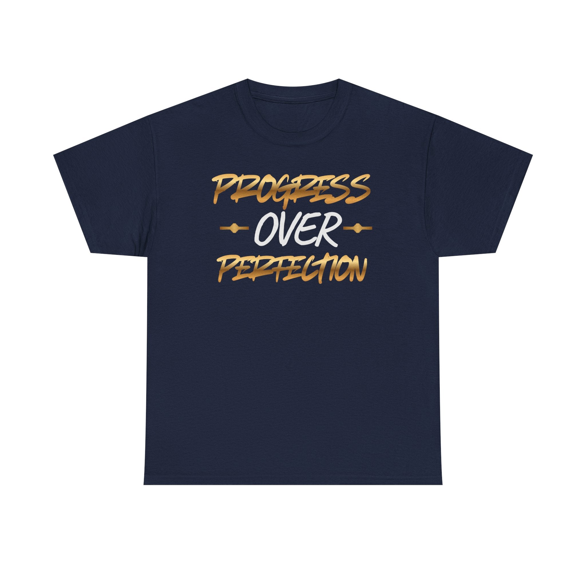 Progress Over Perfection T-Shirt — Motivational Gym & Self-Improvement Tee