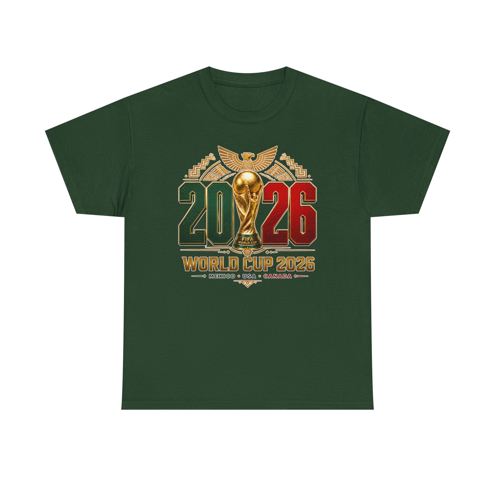 Mexican World Cup 2026 T-Shirt — Mexico USA Canada Soccer Trophy Design