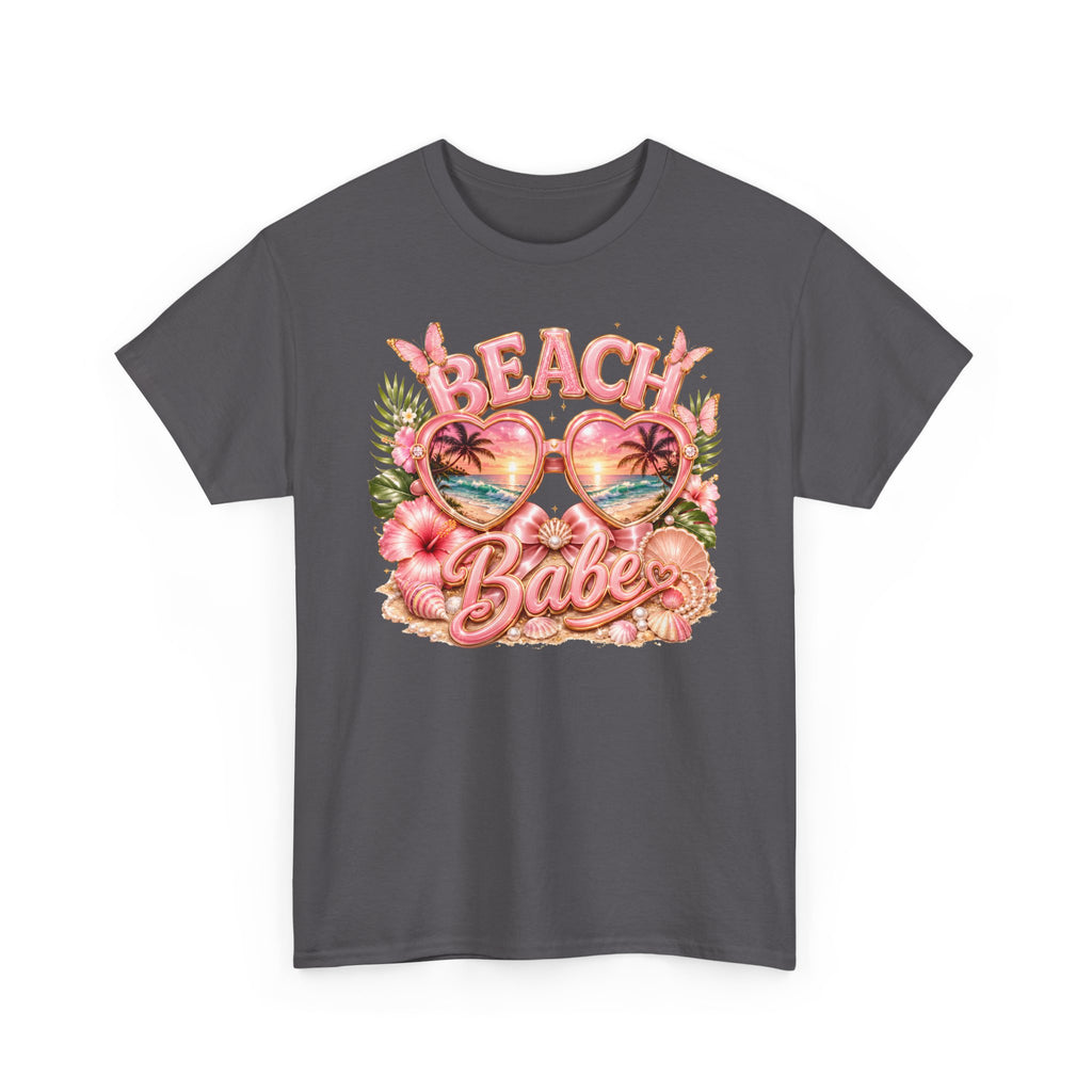 Beach Babe T-Shirt – Retro Tropical Sunglasses Graphic