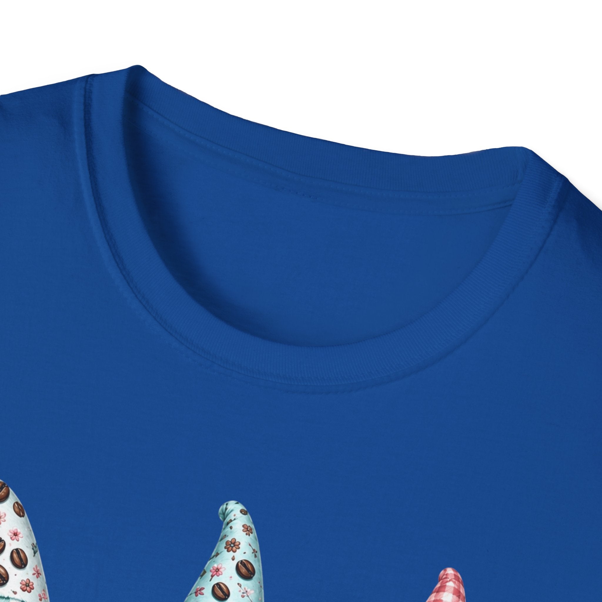 Coffee Love Gnomes T-Shirt — Cute Floral Gnome Coffee Tee