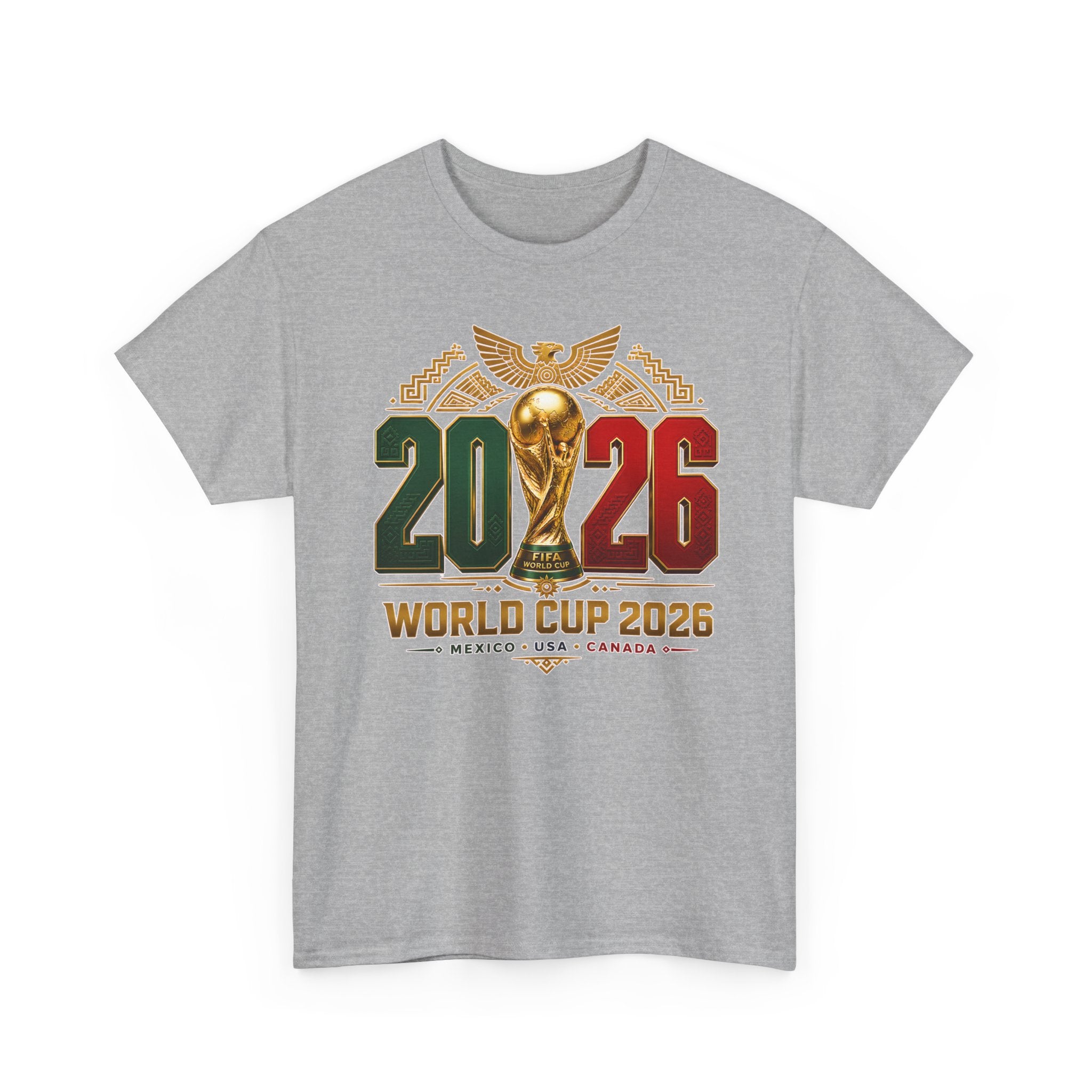 Mexican World Cup 2026 T-Shirt — Mexico USA Canada Soccer Trophy Design