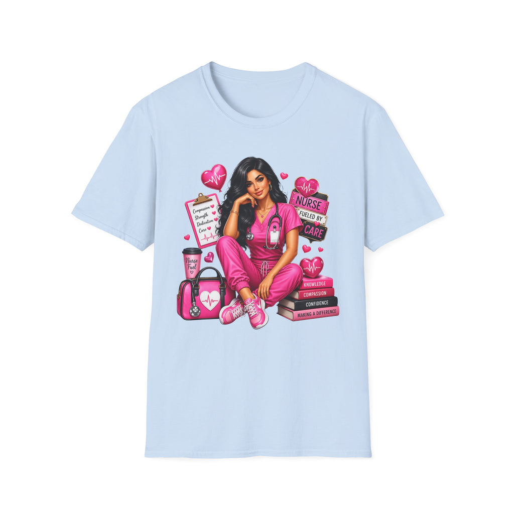 Nurse Life Pink Scrubs T-Shirt — Cute Nurse Graphic Tee