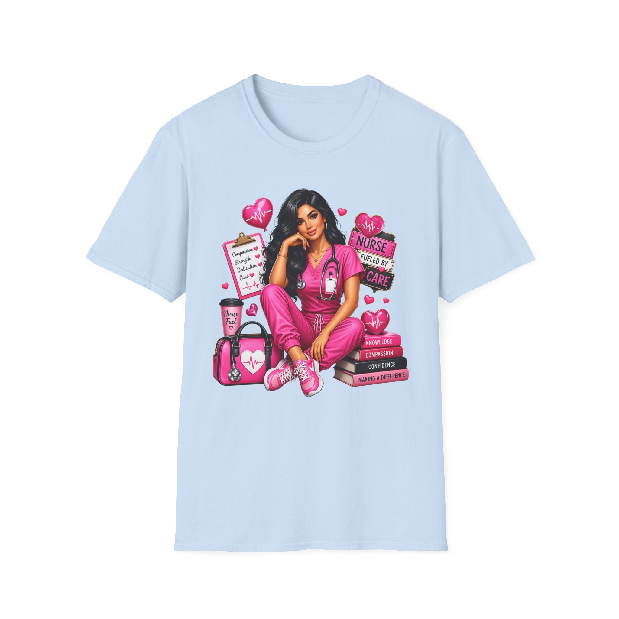 Nurse Life Pink Scrubs T-Shirt — Cute Nurse Graphic Tee