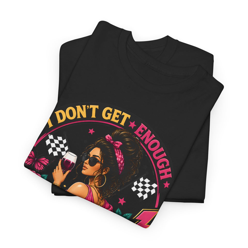 T-Shirt — "I Don’t Get Enough Credit for the Things I Manage" Retro Floral Graphic Tee