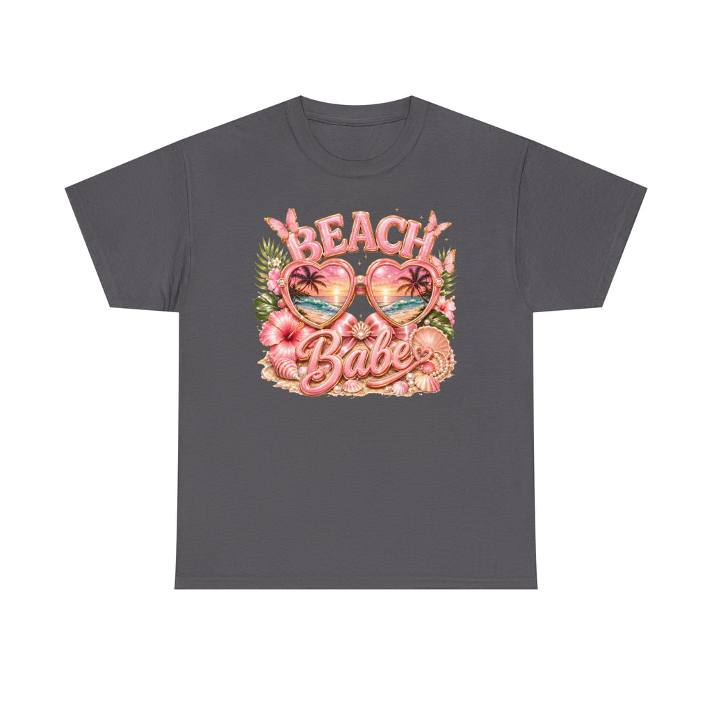 Beach Babe T-Shirt – Retro Tropical Sunglasses Graphic