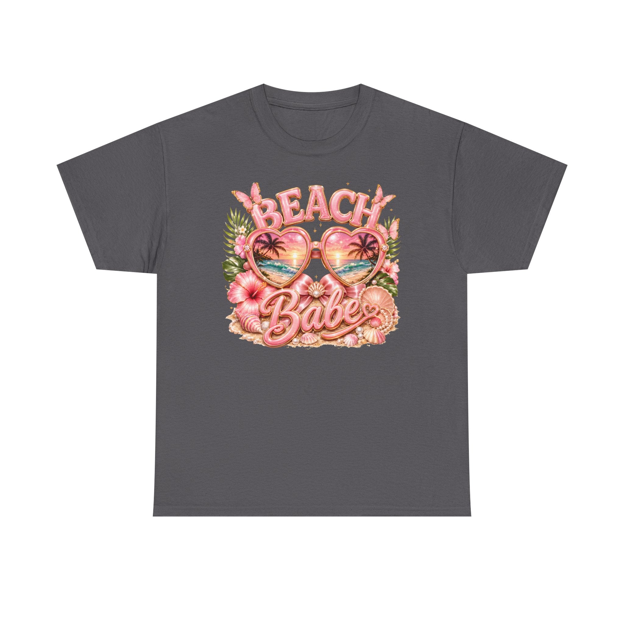 Beach Babe T-Shirt – Retro Tropical Sunglasses Graphic