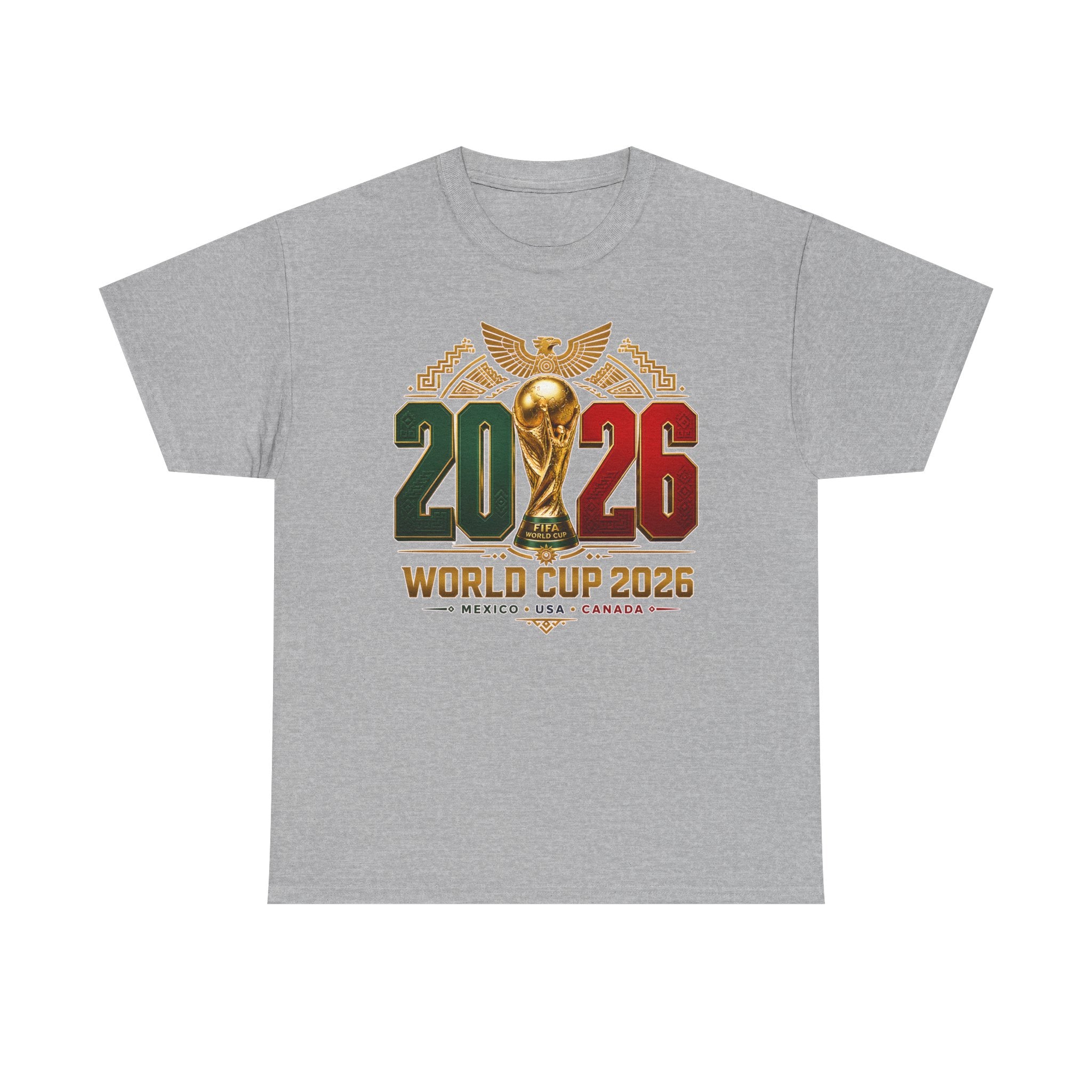 Mexican World Cup 2026 T-Shirt — Mexico USA Canada Soccer Trophy Design