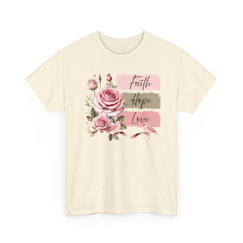 Faith Hope Love Floral T-Shirt
