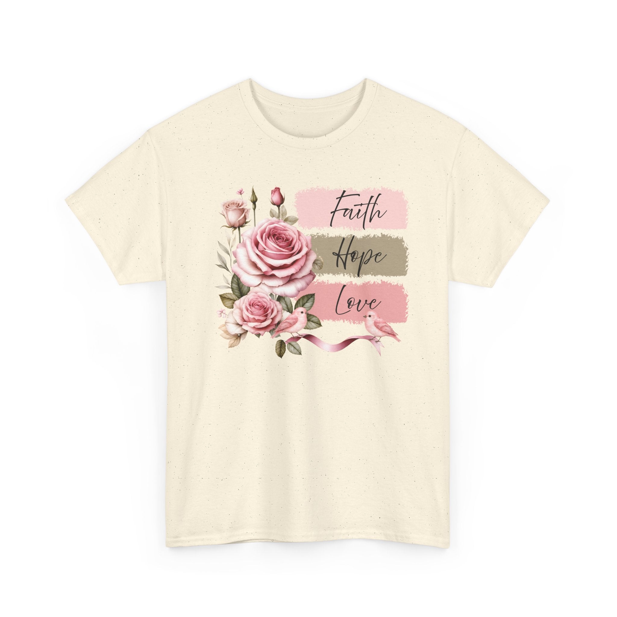 Faith Hope Love Floral T-Shirt