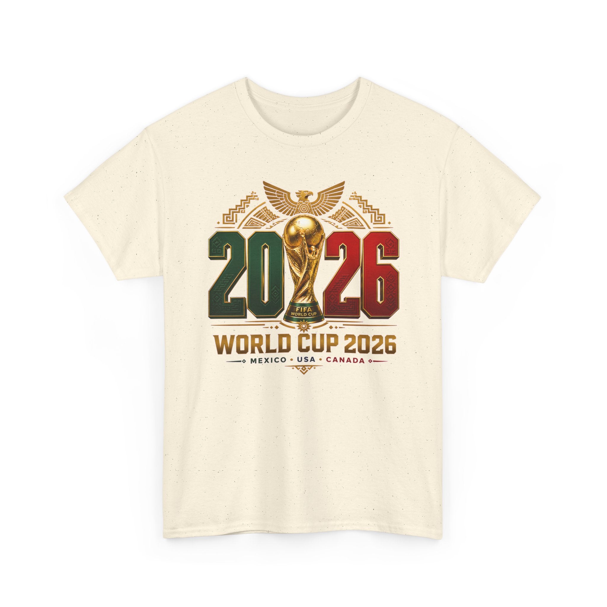 Mexican World Cup 2026 T-Shirt — Mexico USA Canada Soccer Trophy Design