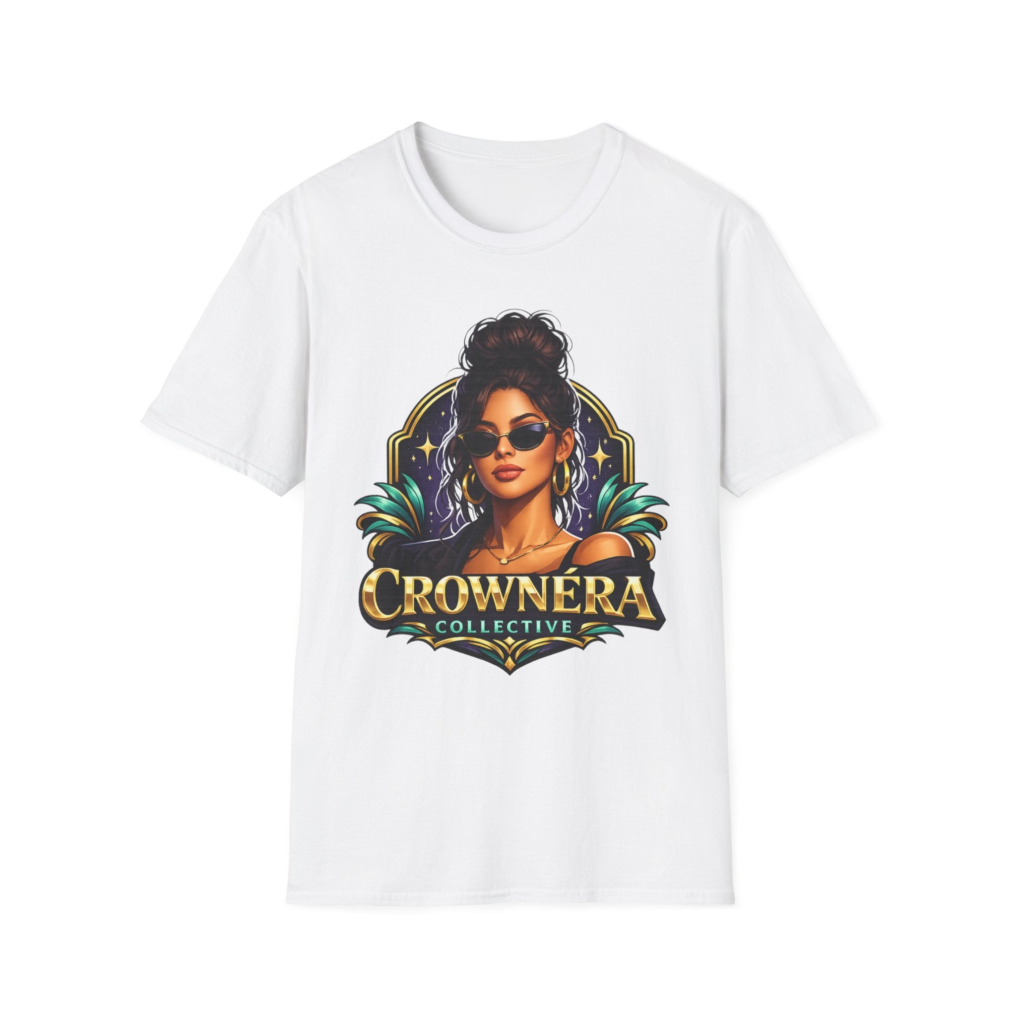 CrownEra Collective Graphic T-Shirt — Empowered Woman Logo Tee