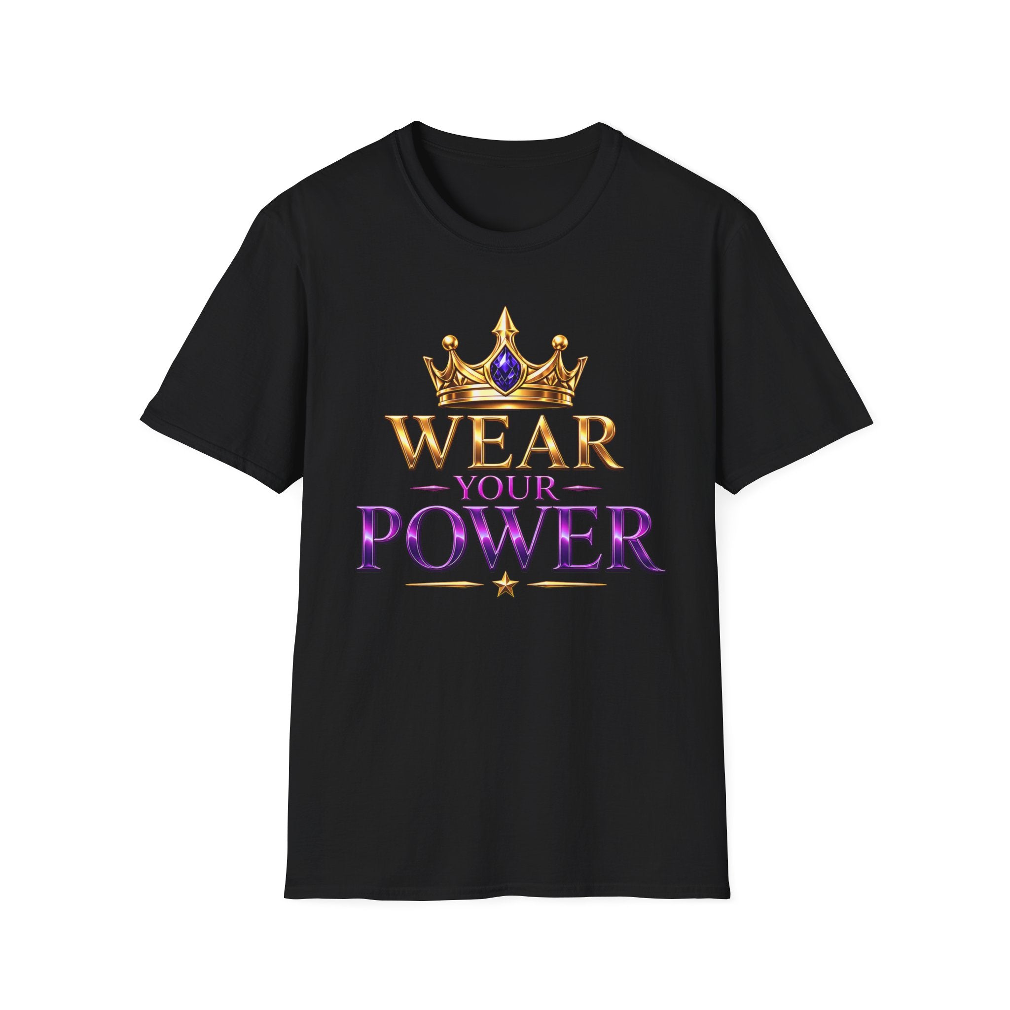 Wear Your Power T-Shirt — Crowned Empowerment Tee