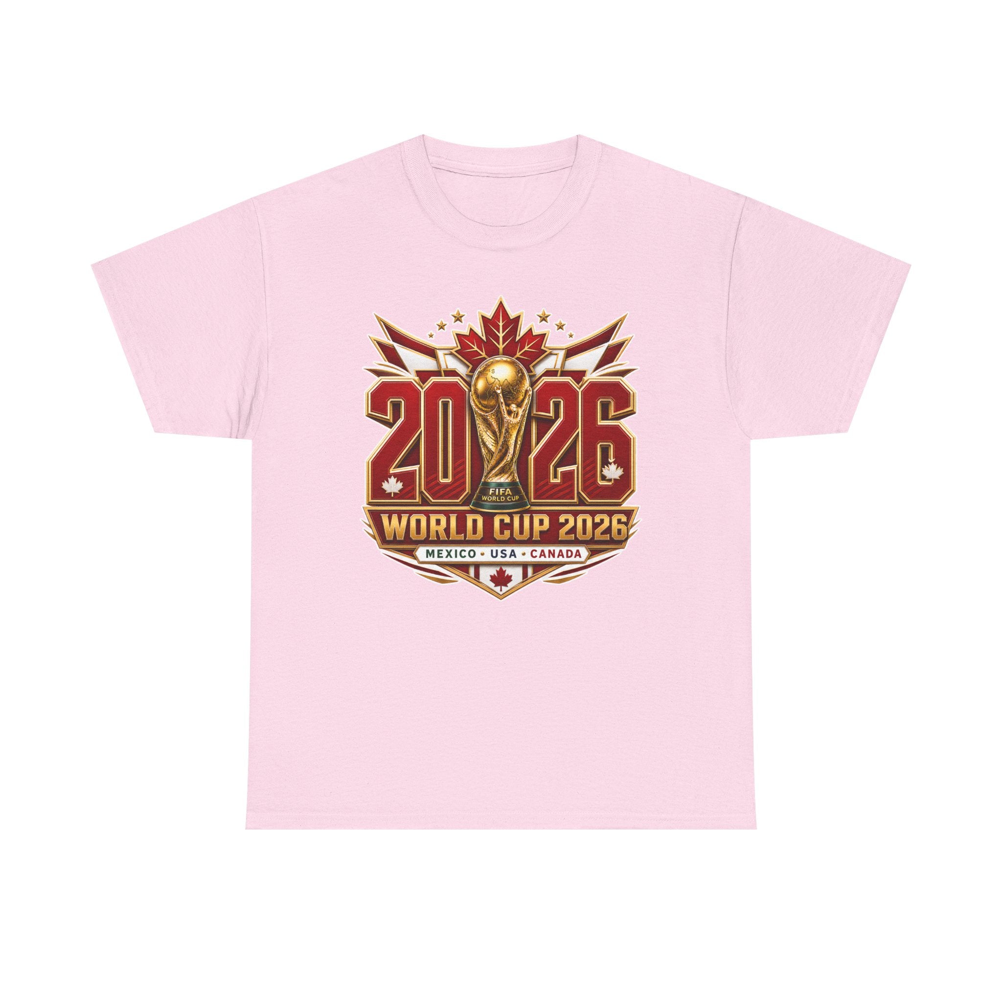 Canada 2026 World Cup T-Shirt – FIFA Trophy Design (Mexico • USA • Canada)