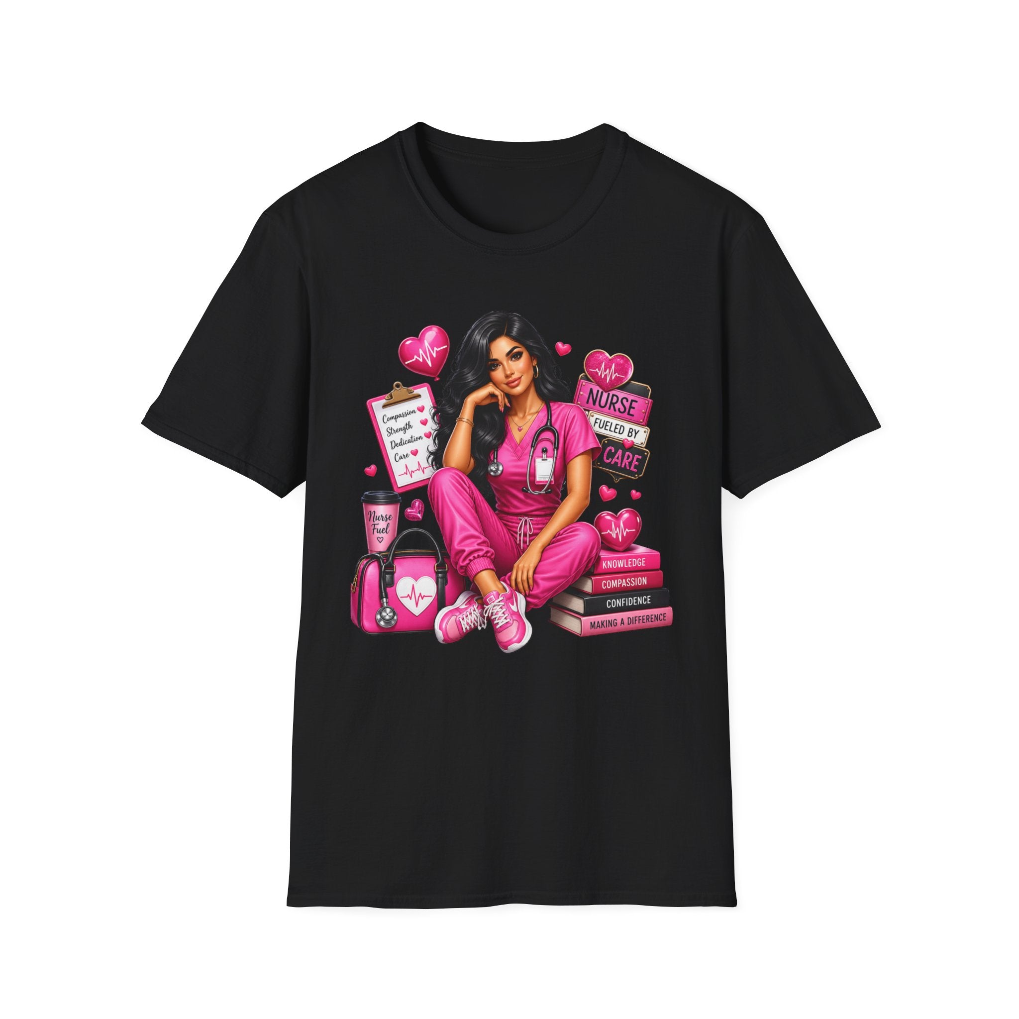 Nurse Life Pink Scrubs T-Shirt — Cute Nurse Graphic Tee