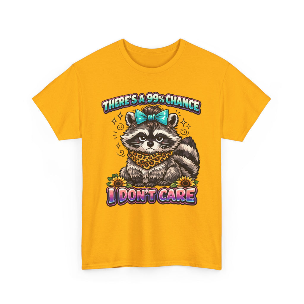 Raccoon 'There's a 99% Chance I Don't Care' Graphic Tee