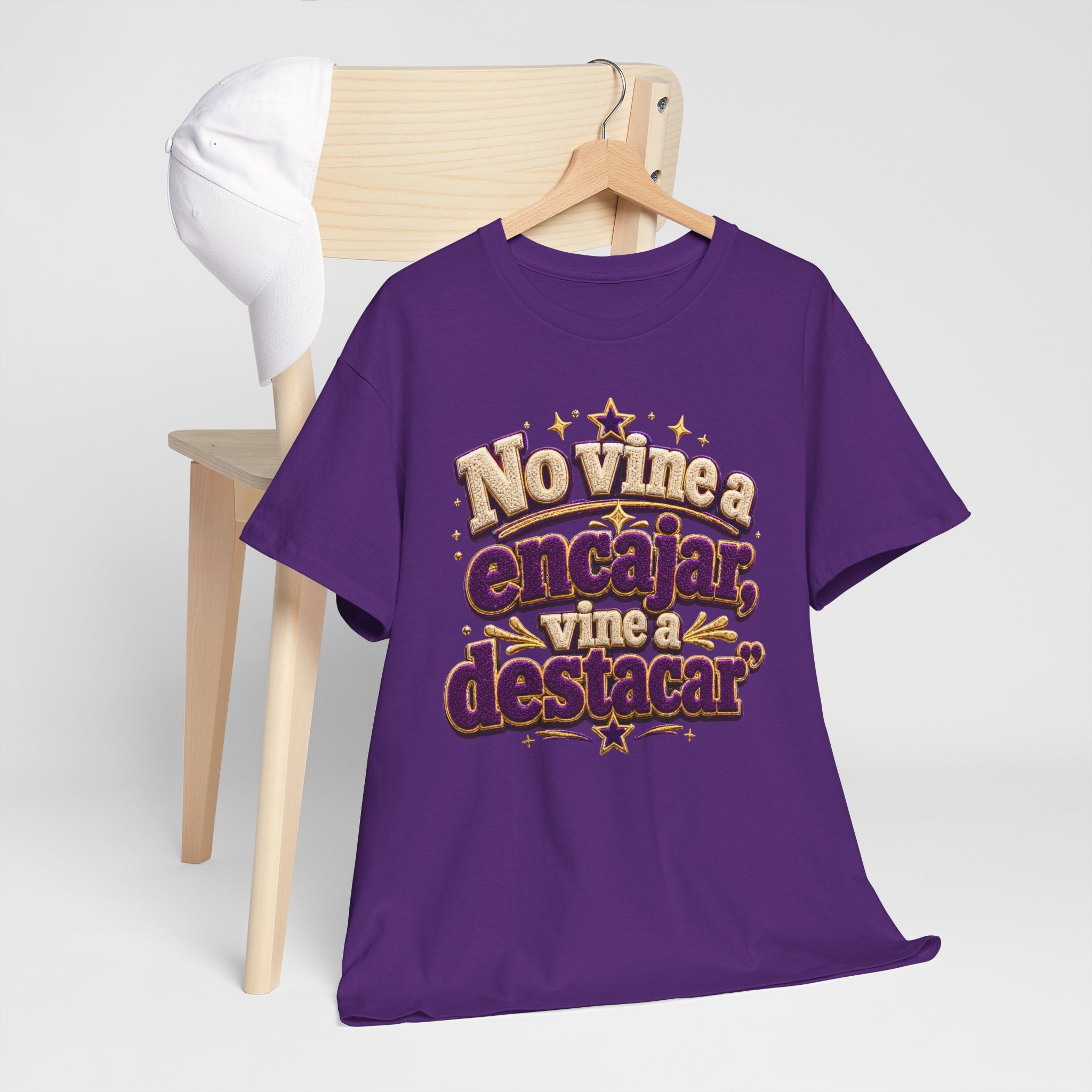 Spanish Quote T‑Shirt — "No Vine a Encajar, Vine a Destacar" Graphic Tee