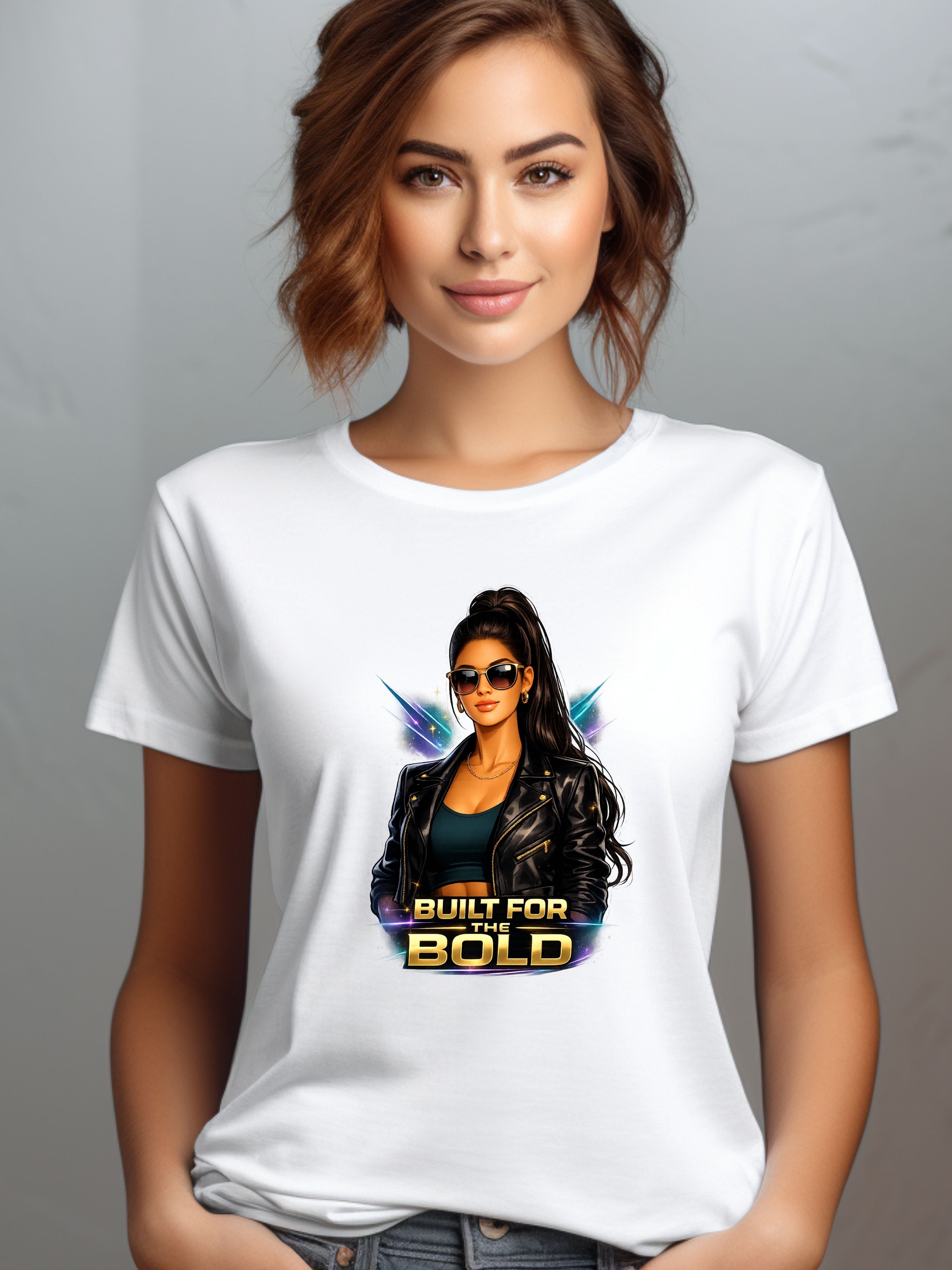 Bold Woman Graphic T-Shirt — "Built for the Bold" Inspirational Tee