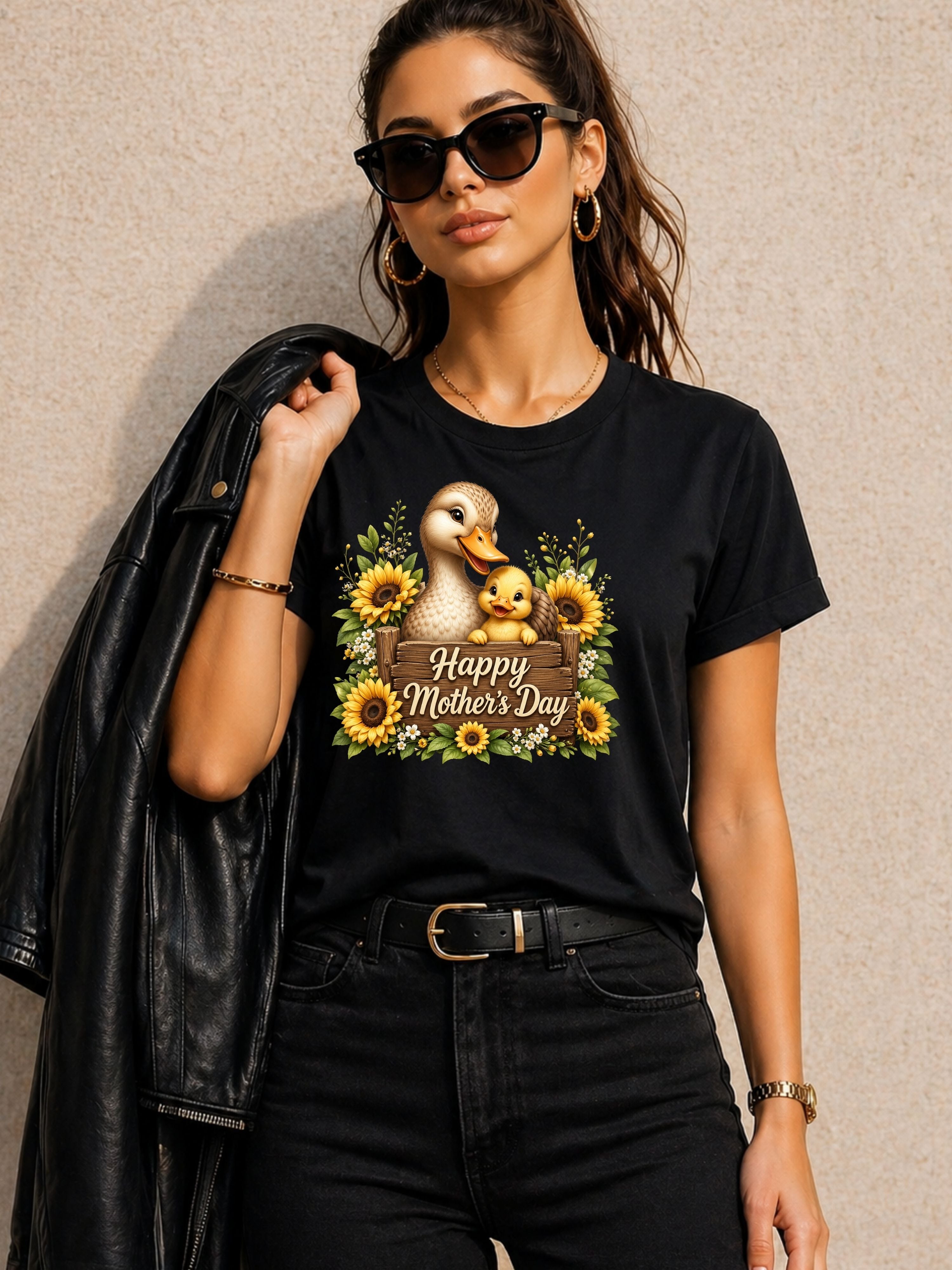 Mother Duck & Duckling "Happy Mother's Day" T-Shirt