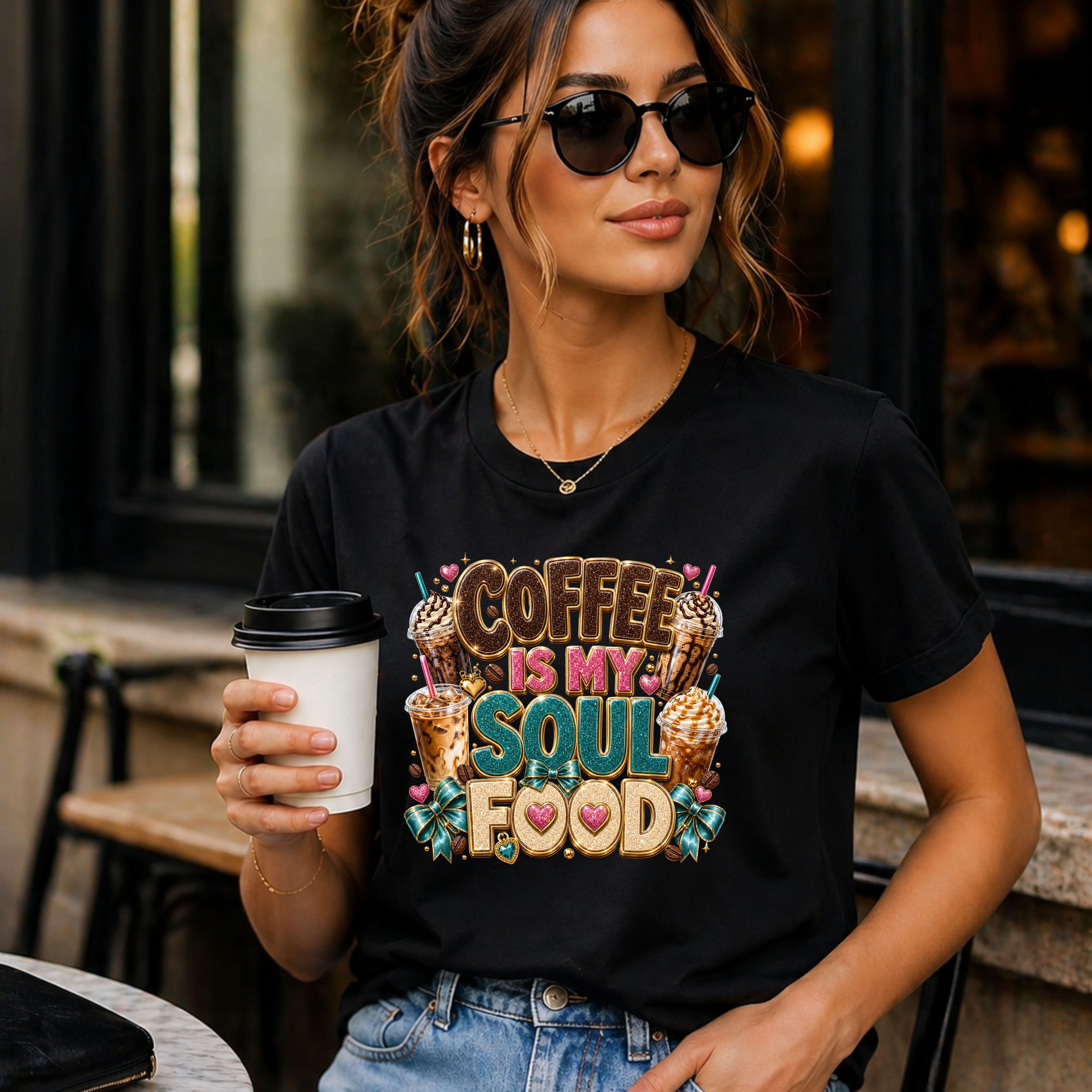 Coffee Is My Soul Food T-Shirt