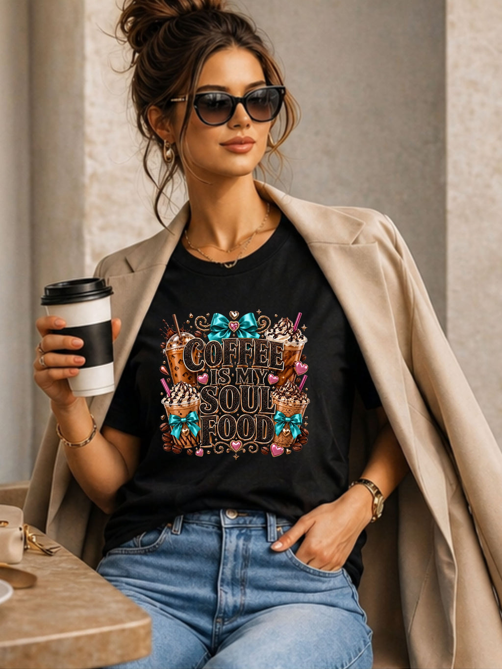Coffee Is My Soul Food T-Shirt