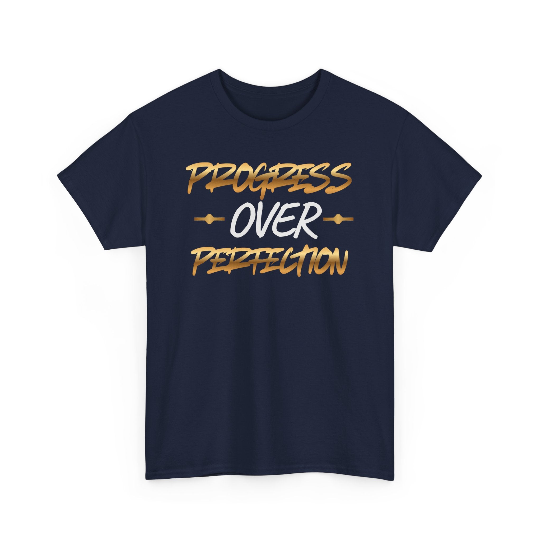 Progress Over Perfection T-Shirt — Motivational Gym & Self-Improvement Tee