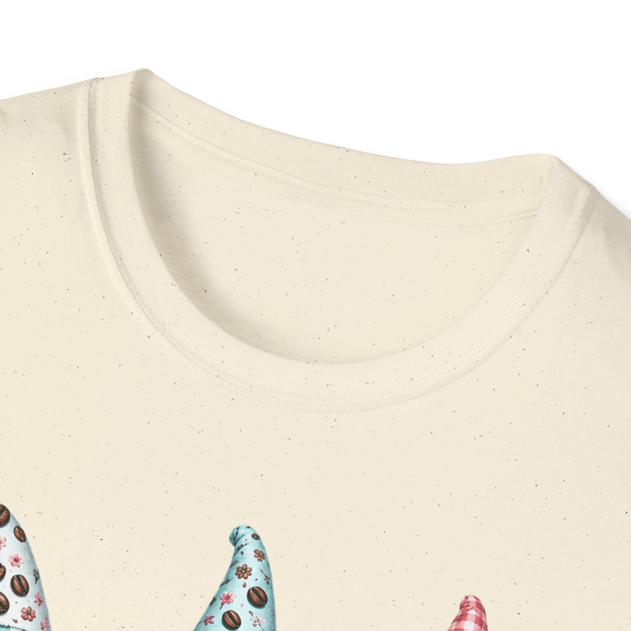 Coffee Love Gnomes T-Shirt — Cute Floral Gnome Coffee Tee