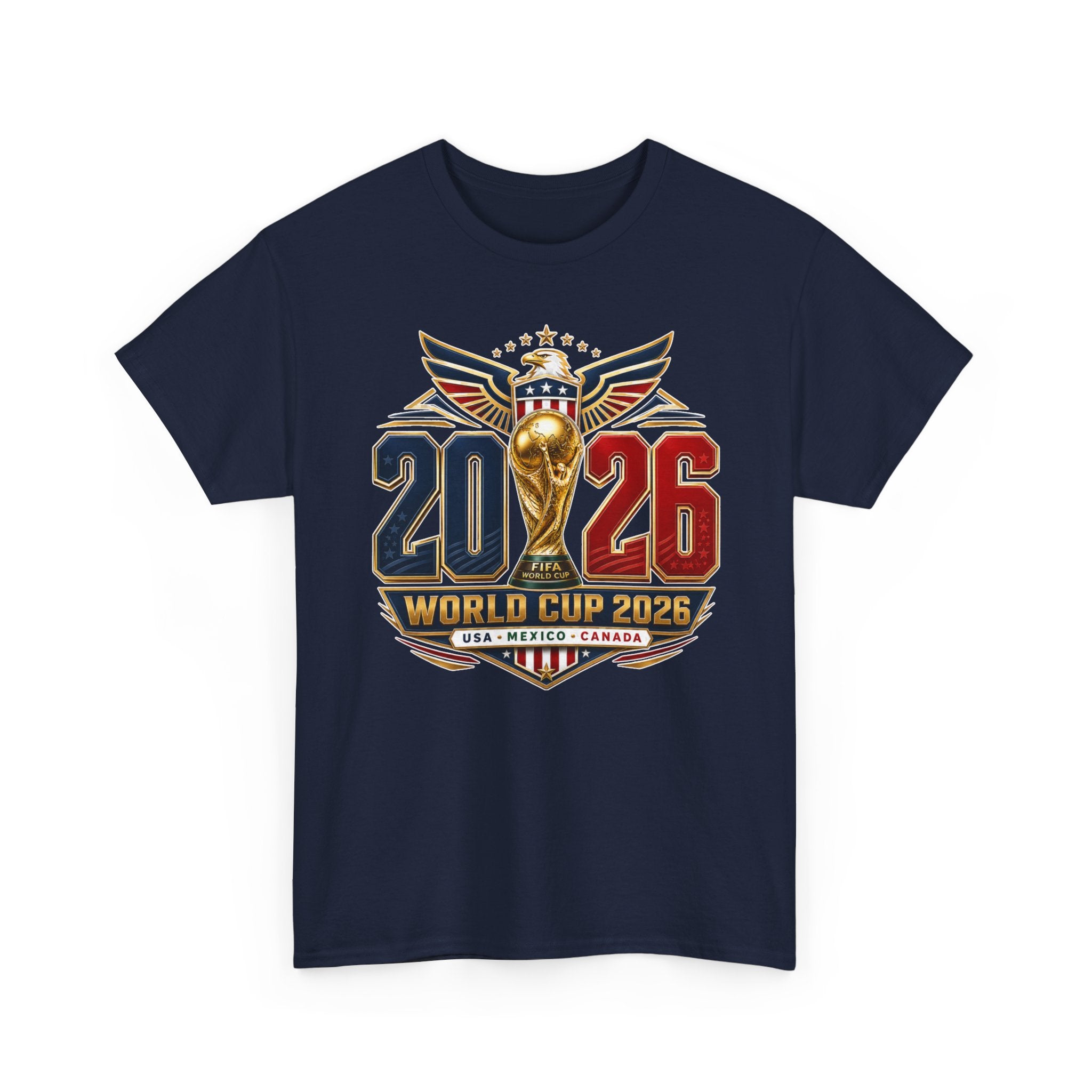 USA World Cup 2026 T-Shirt – USA Mexico Canada Soccer Trophy Design