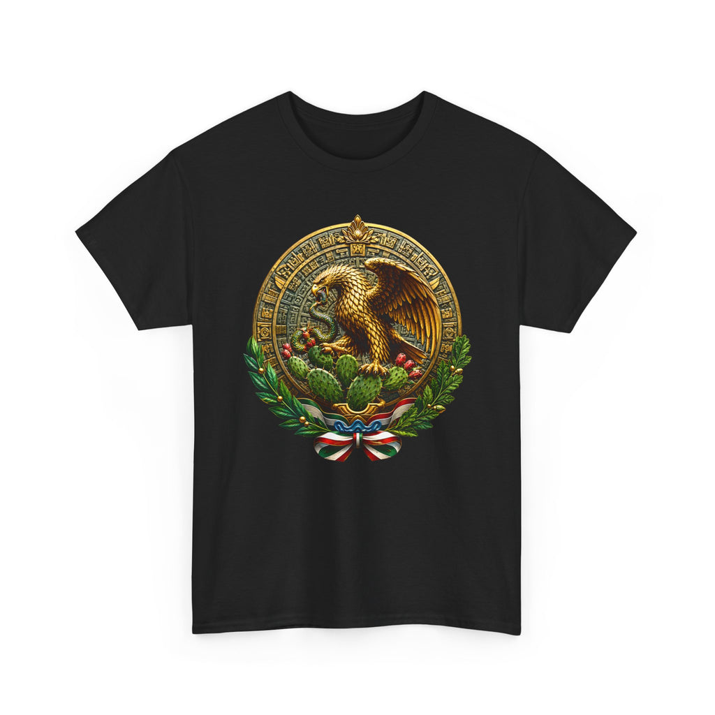 Mexican Eagle Crest T-Shirt — Vintage Mexican Coat of Arms Tee