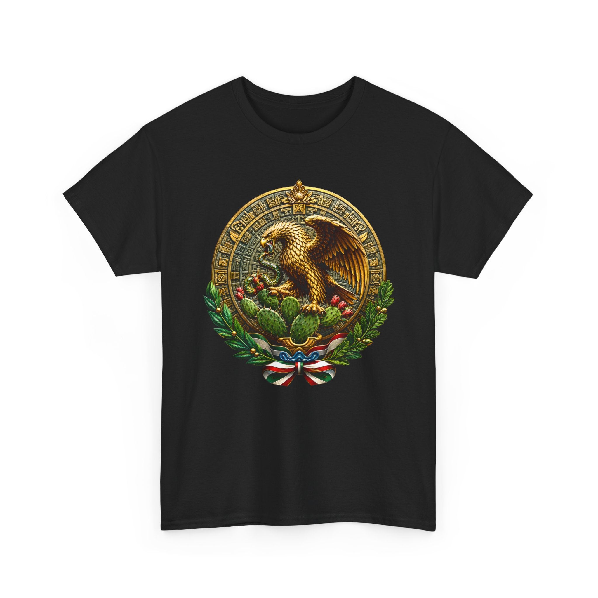 Mexican Eagle Crest T-Shirt — Vintage Mexican Coat of Arms Tee